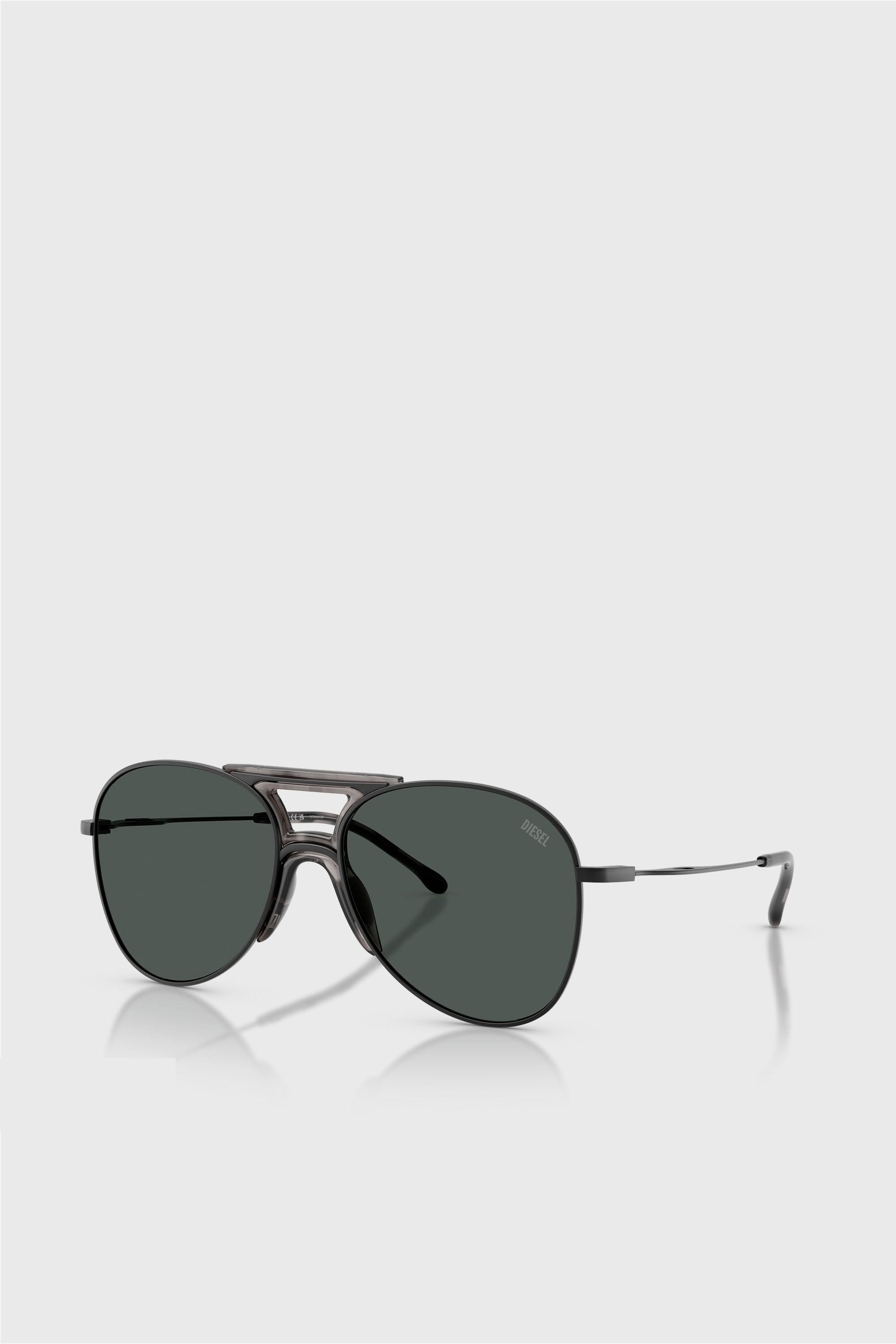 Diesel - 0DL1022T, Lunettes de soleil pilote Mixte in Noir - 2
