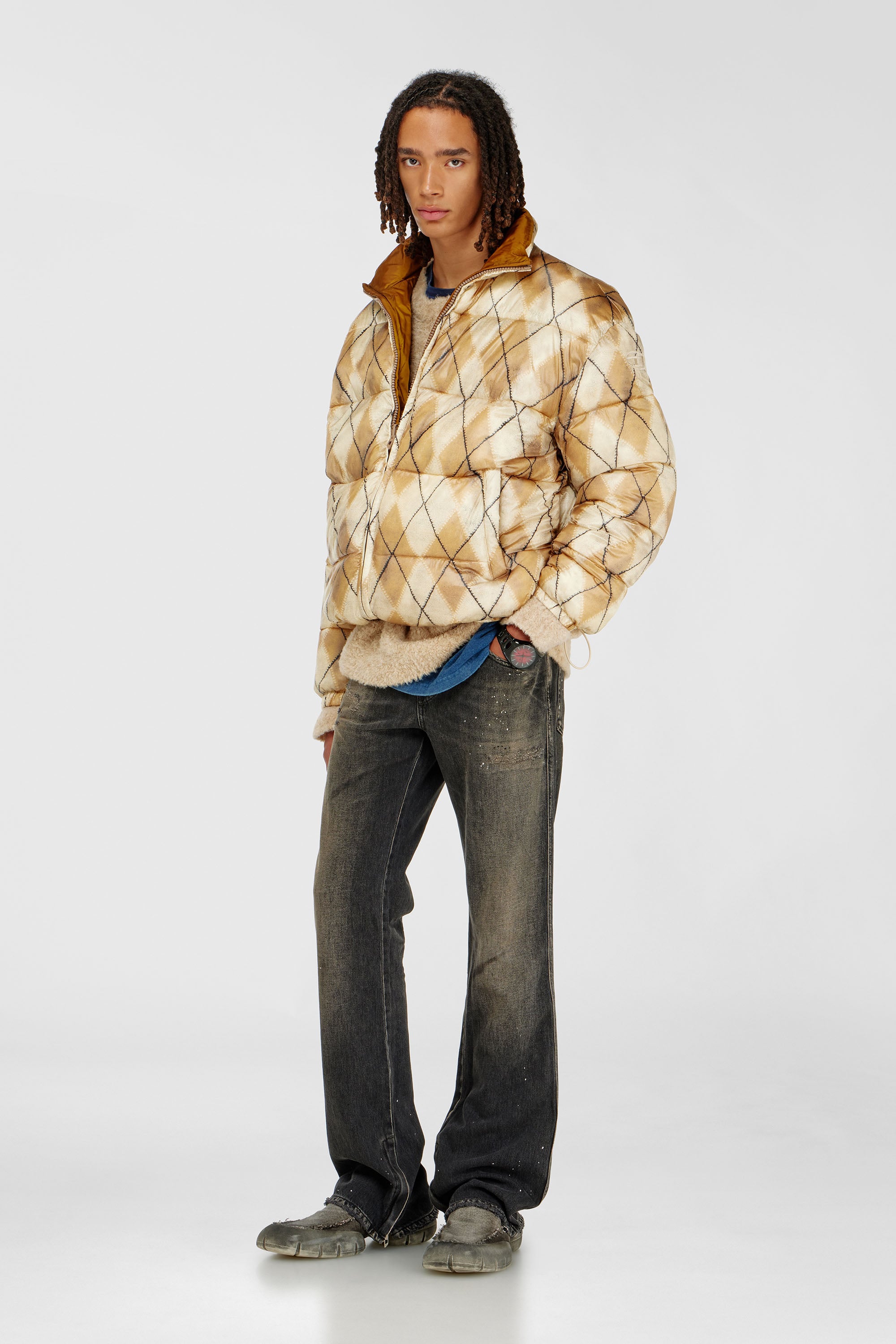 Diesel - Bootcut Jeans 1998 D-Buck 09P64 Homme, Noir/Gris fonc&eacute; - Image 2