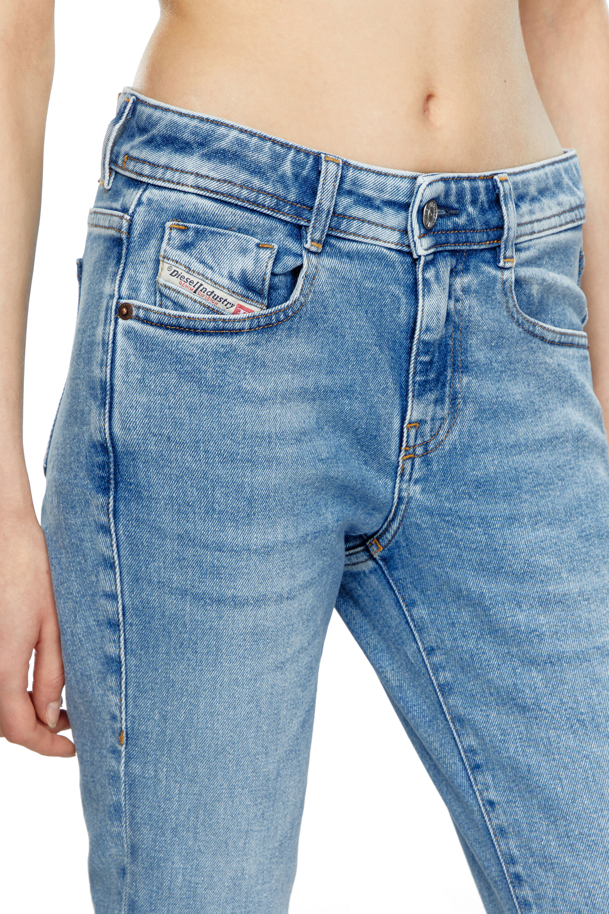 Diesel - 1969 D-Ebbey 9B92L Bootcut and Flare Jeans, Bleu Clair - Image 3