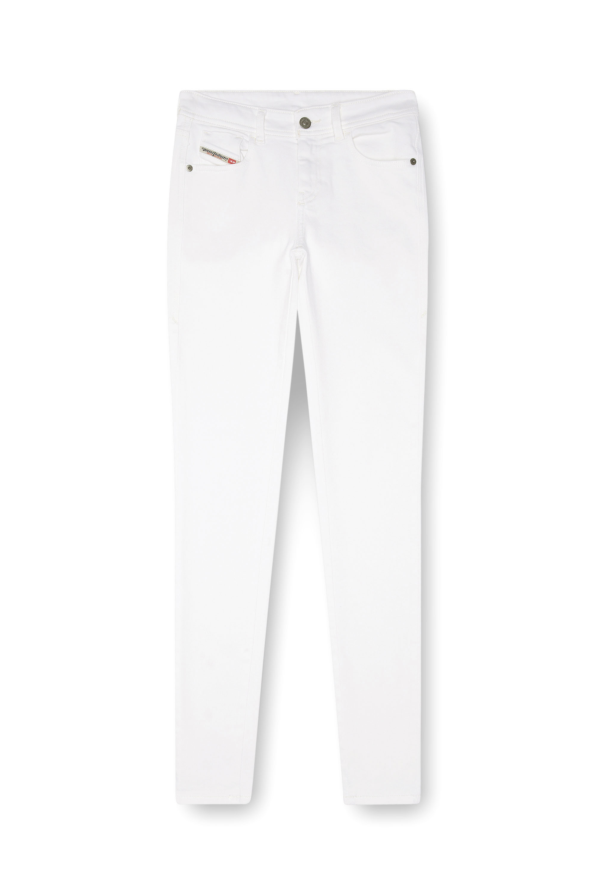 Diesel - Femme Super skinny Jeans 2017 Slandy 09F90, Blanc - Image 5