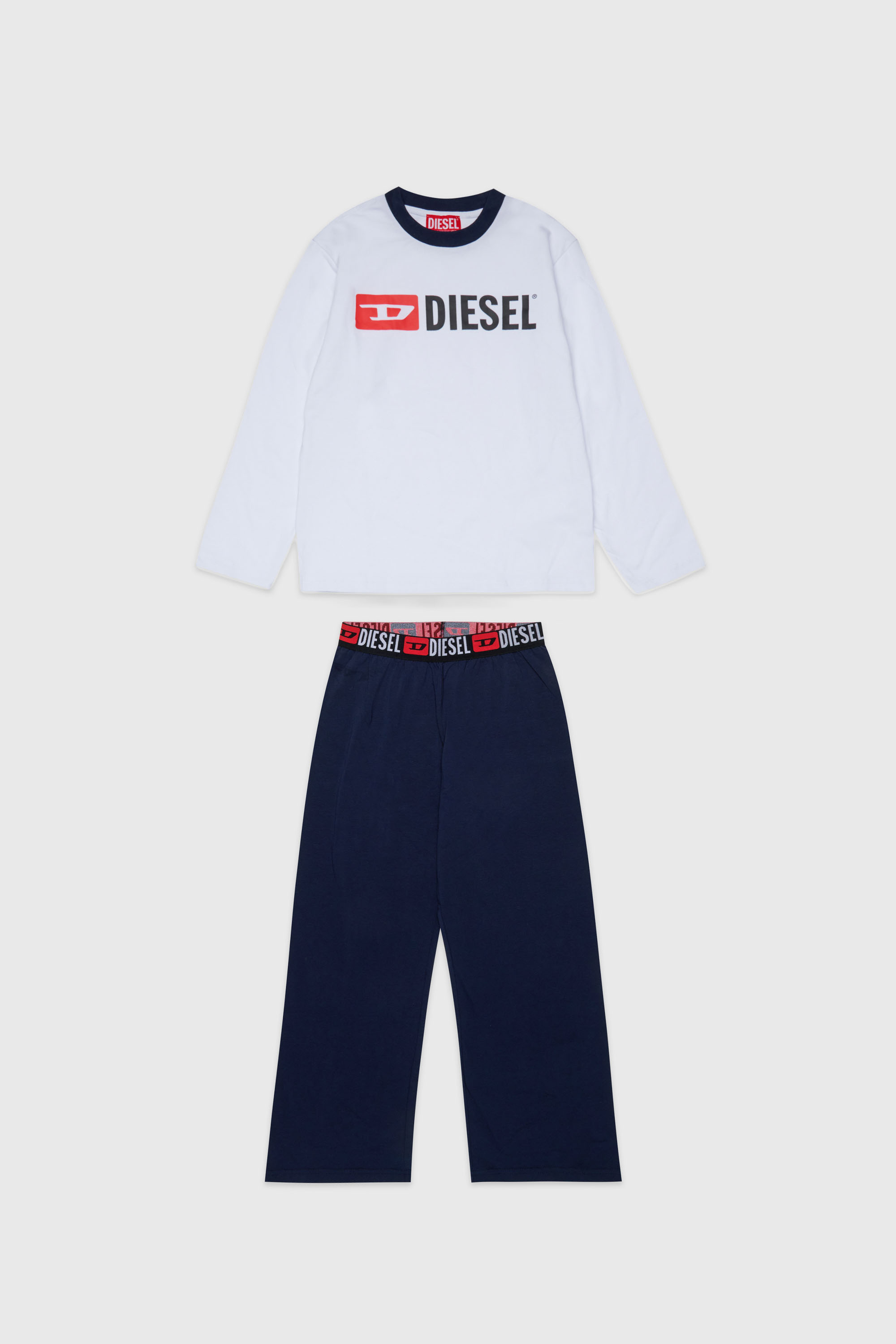 Diesel - UNIV, Pyjama en coton stretch Homme in Polychrome - 1