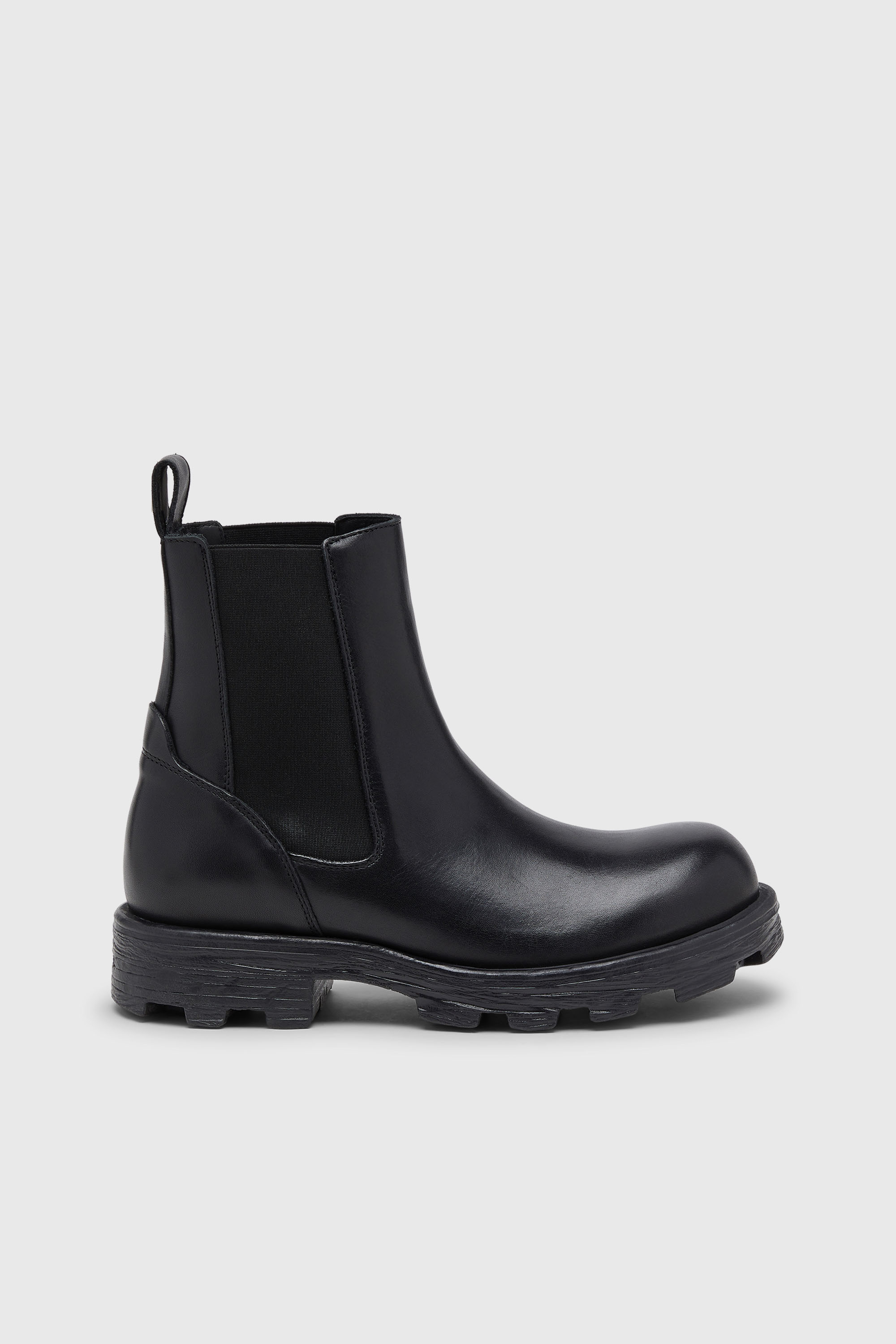 Diesel - D-HAMMER CH, D-Hammer-Bottines Chelsea en cuir Homme in Noir - 1