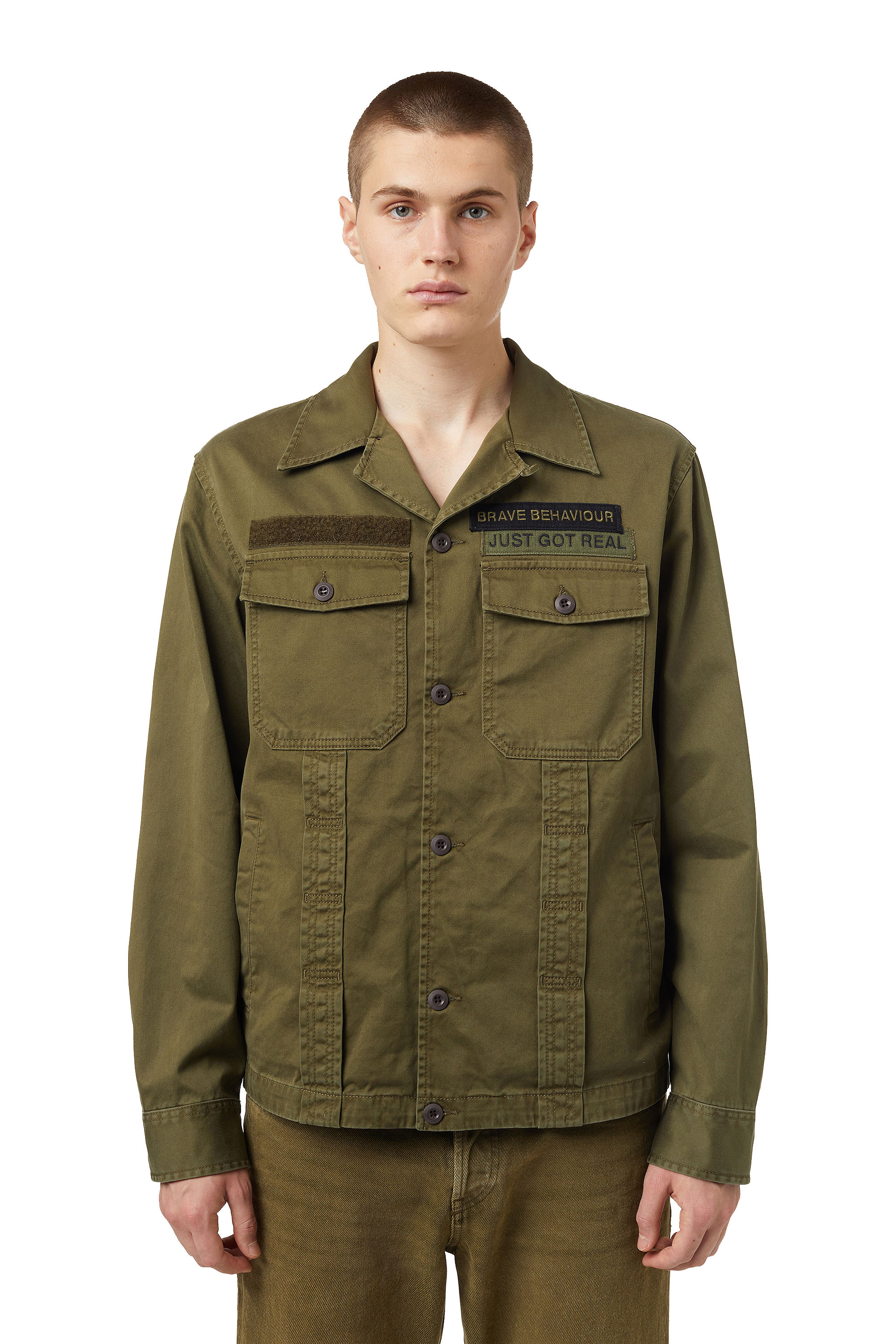 J-FULLER, Vert Militaire - Vestes