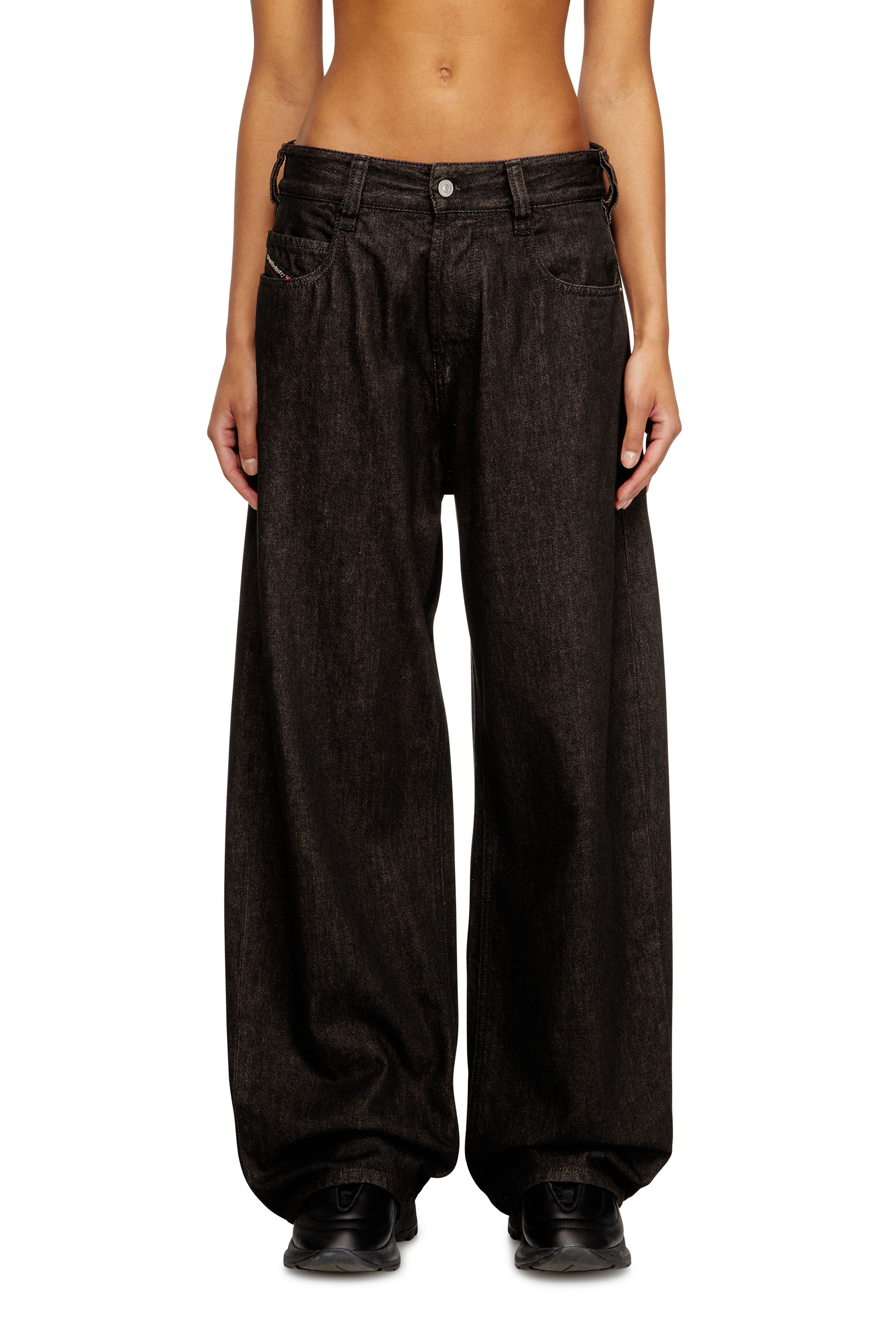 Diesel - Relaxed Jeans 1997 D-Enim 09N25 Mixte, Noir/Gris foncé - Image 4