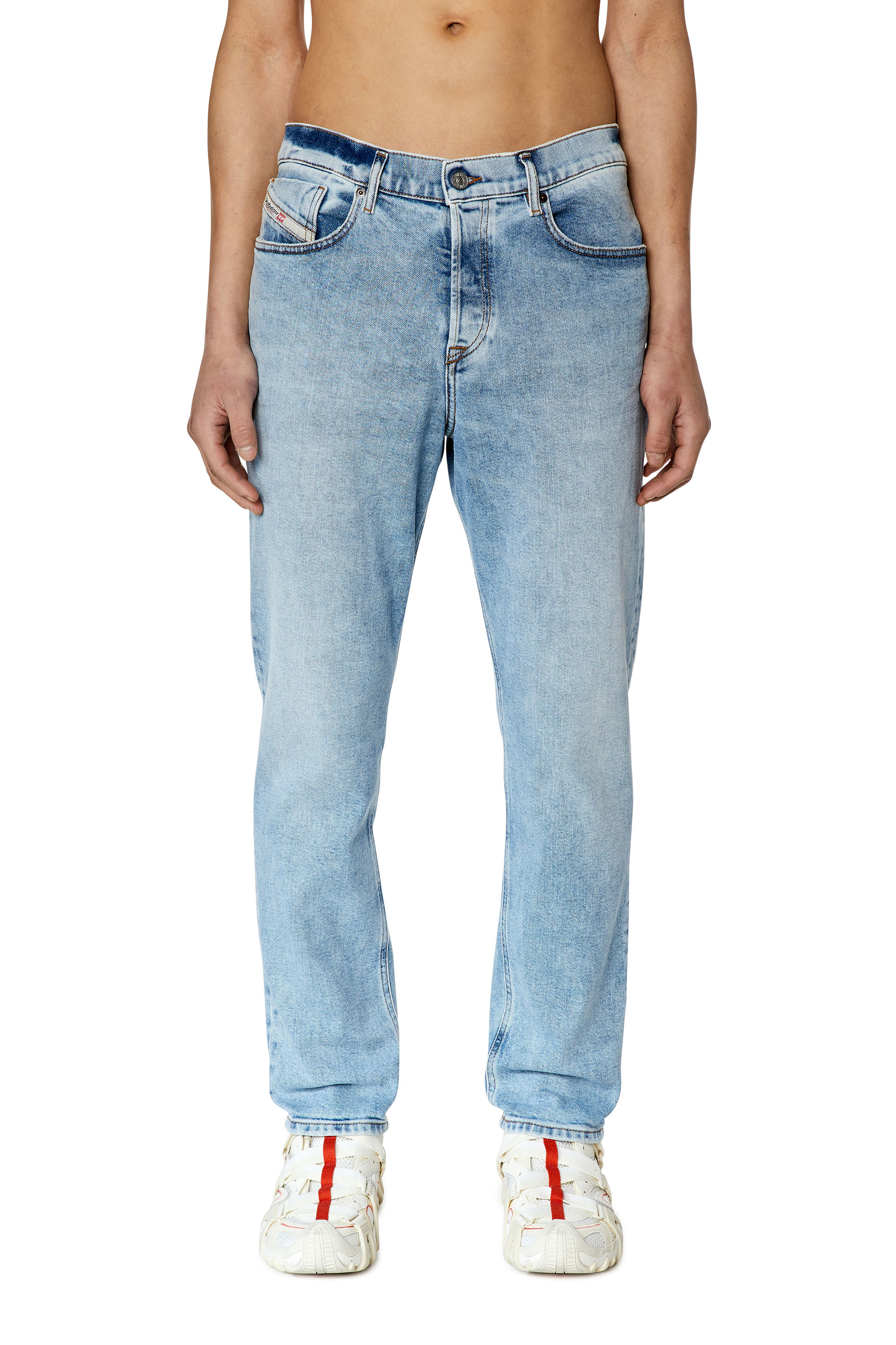 Diesel - 2005 D-Fining 09E81 Tapered Jeans, Bleu Clair - Image 1