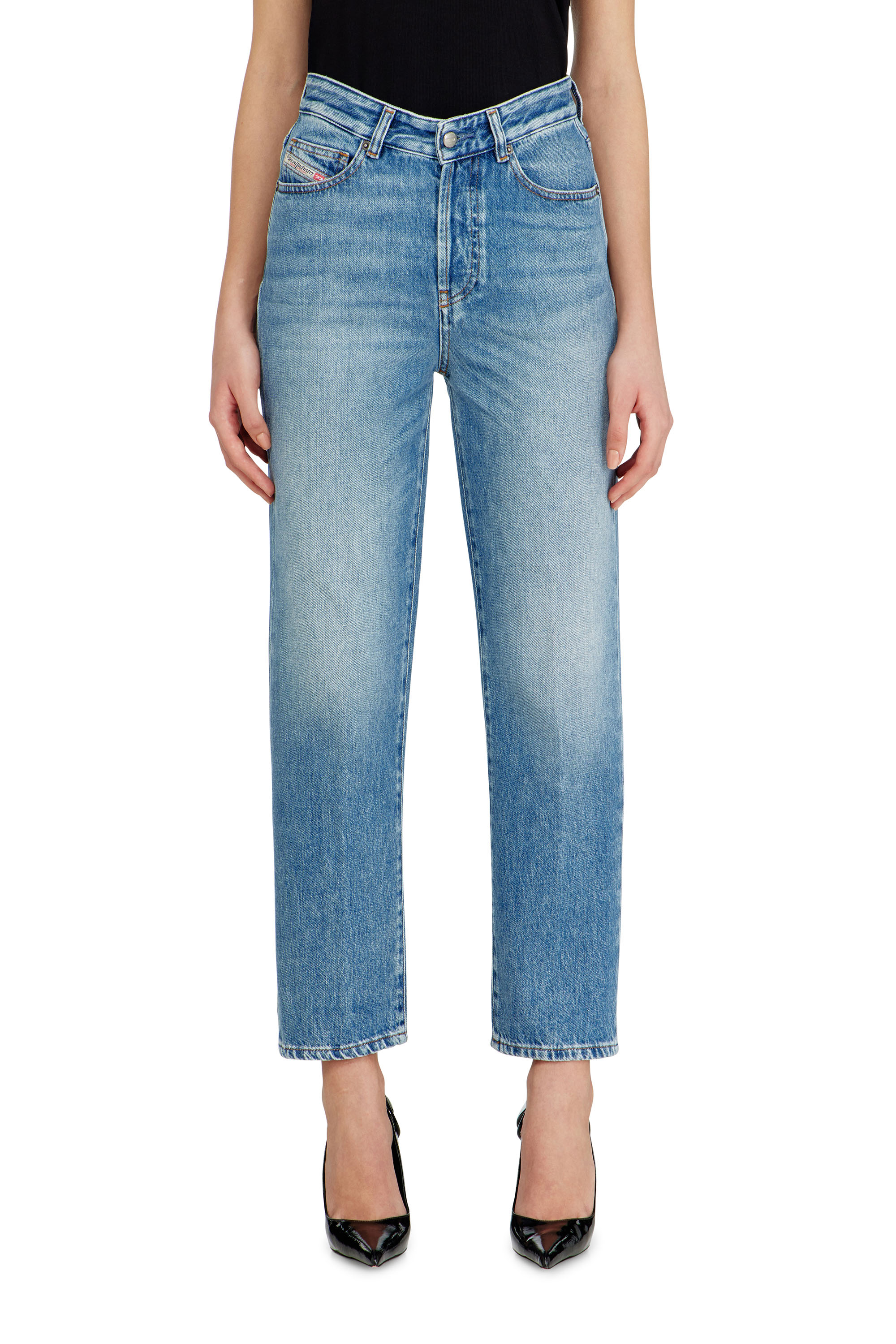 Diesel - Regular Jeans 1981 D-Went 09Q07 Femme, Bleu Clair - Image 4