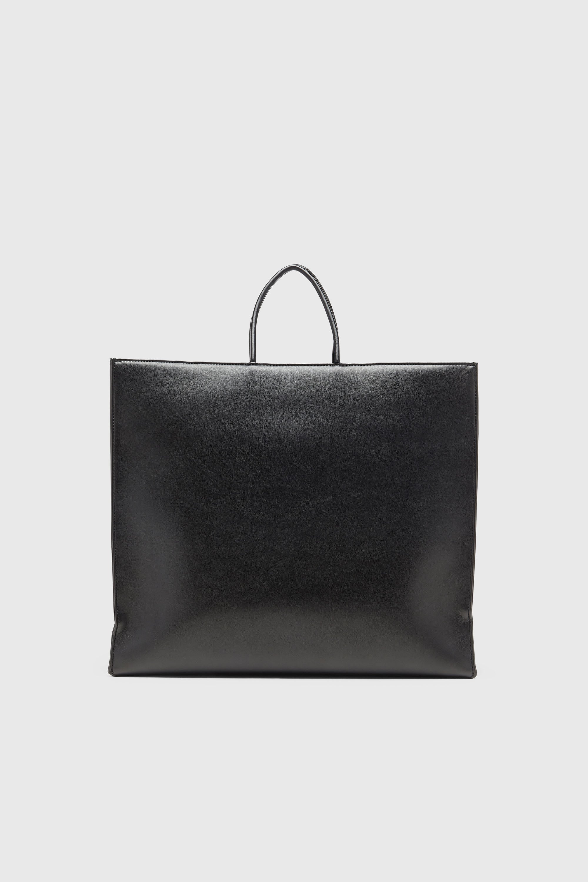 Diesel - DSL 3D SHOPPER EW X, Dsl 3D-Sac shopping avec logo emboss&eacute; Mixte in Noir - 2