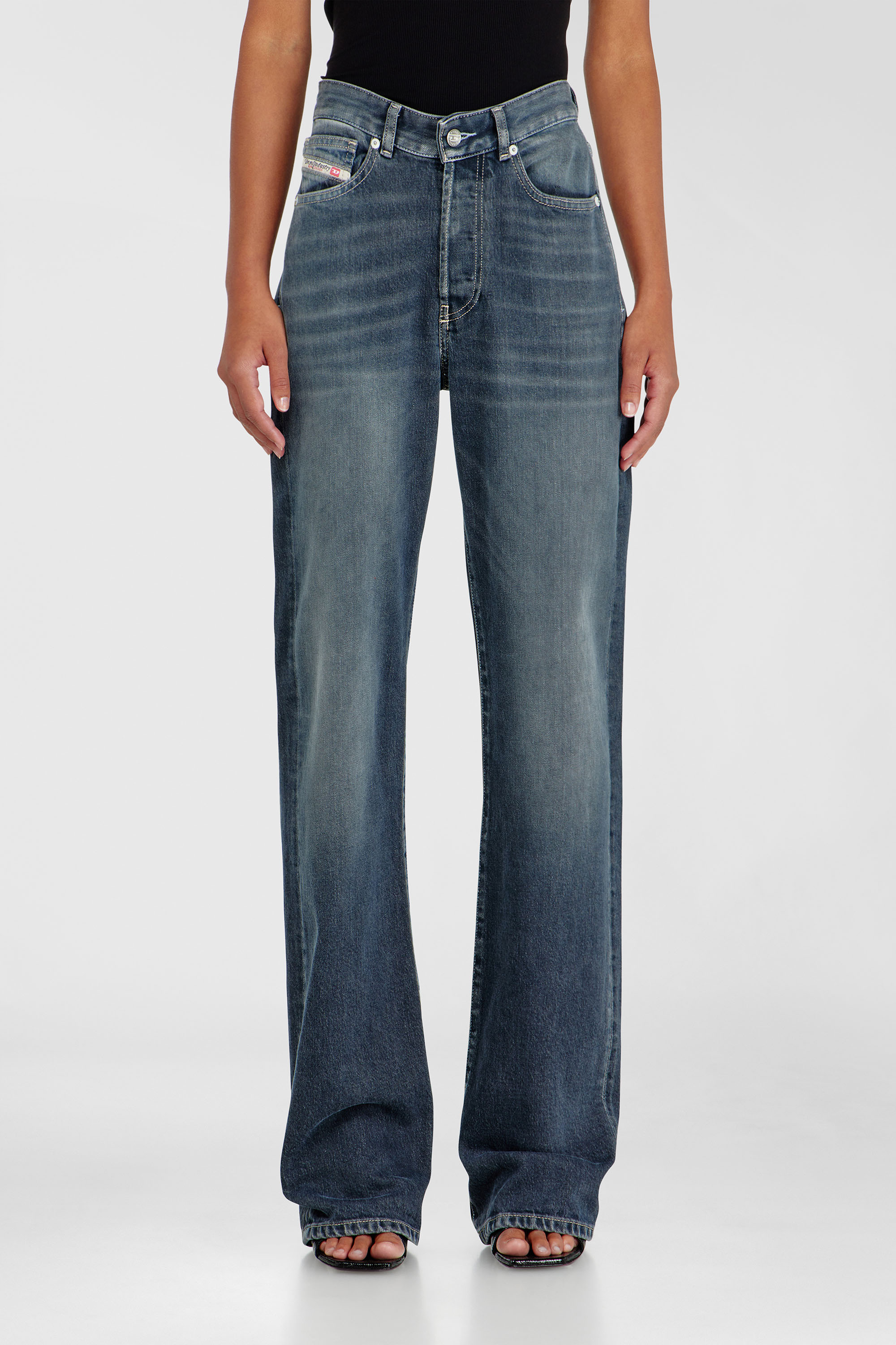 Diesel - Regular Jeans 1971 D-Sent 007EI Femme, Bleu Fonc&eacute; - Image 4