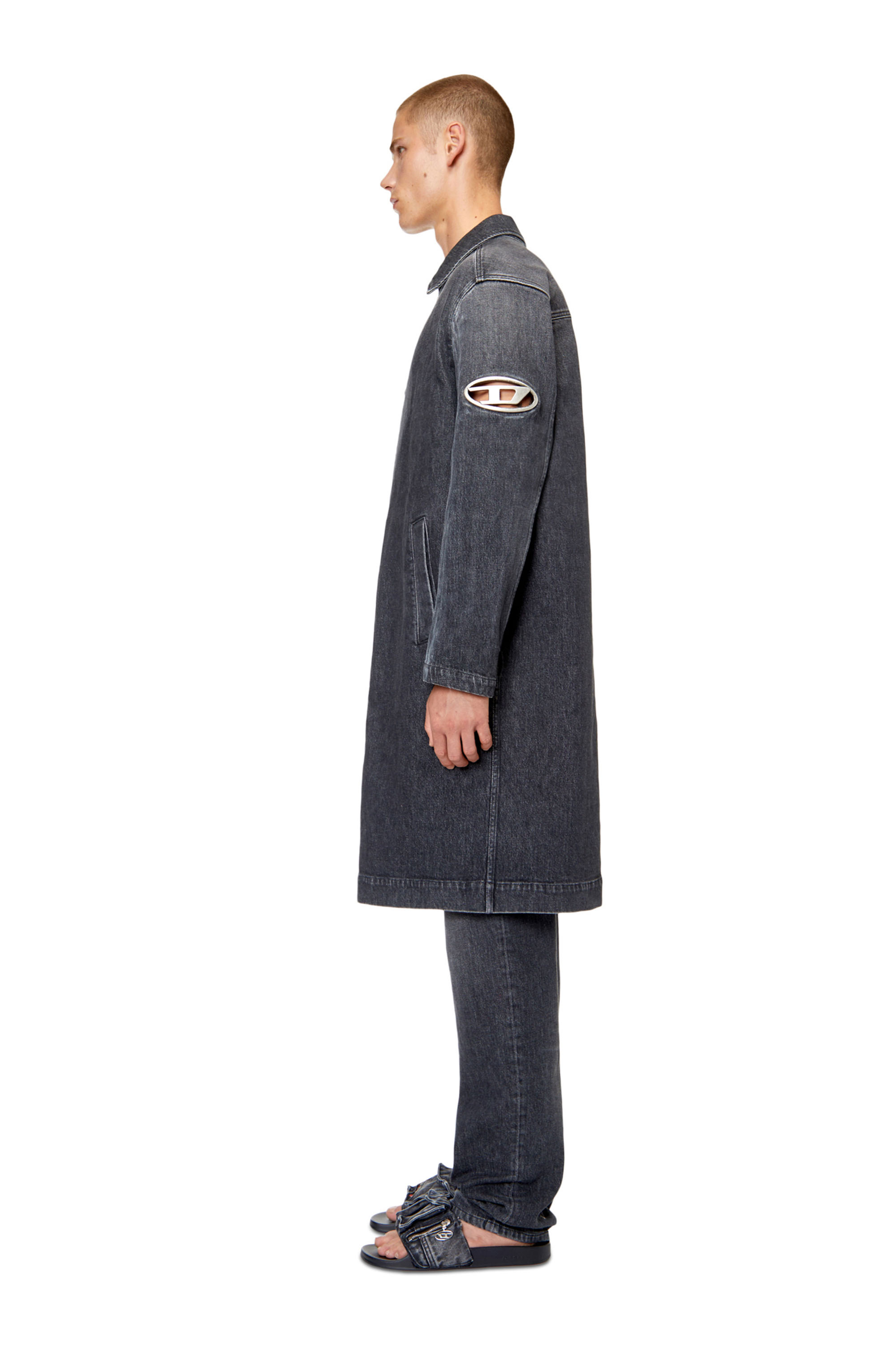 Diesel - D-ROKU-LONG-FSC1, Noir/Gris foncé - Image 5