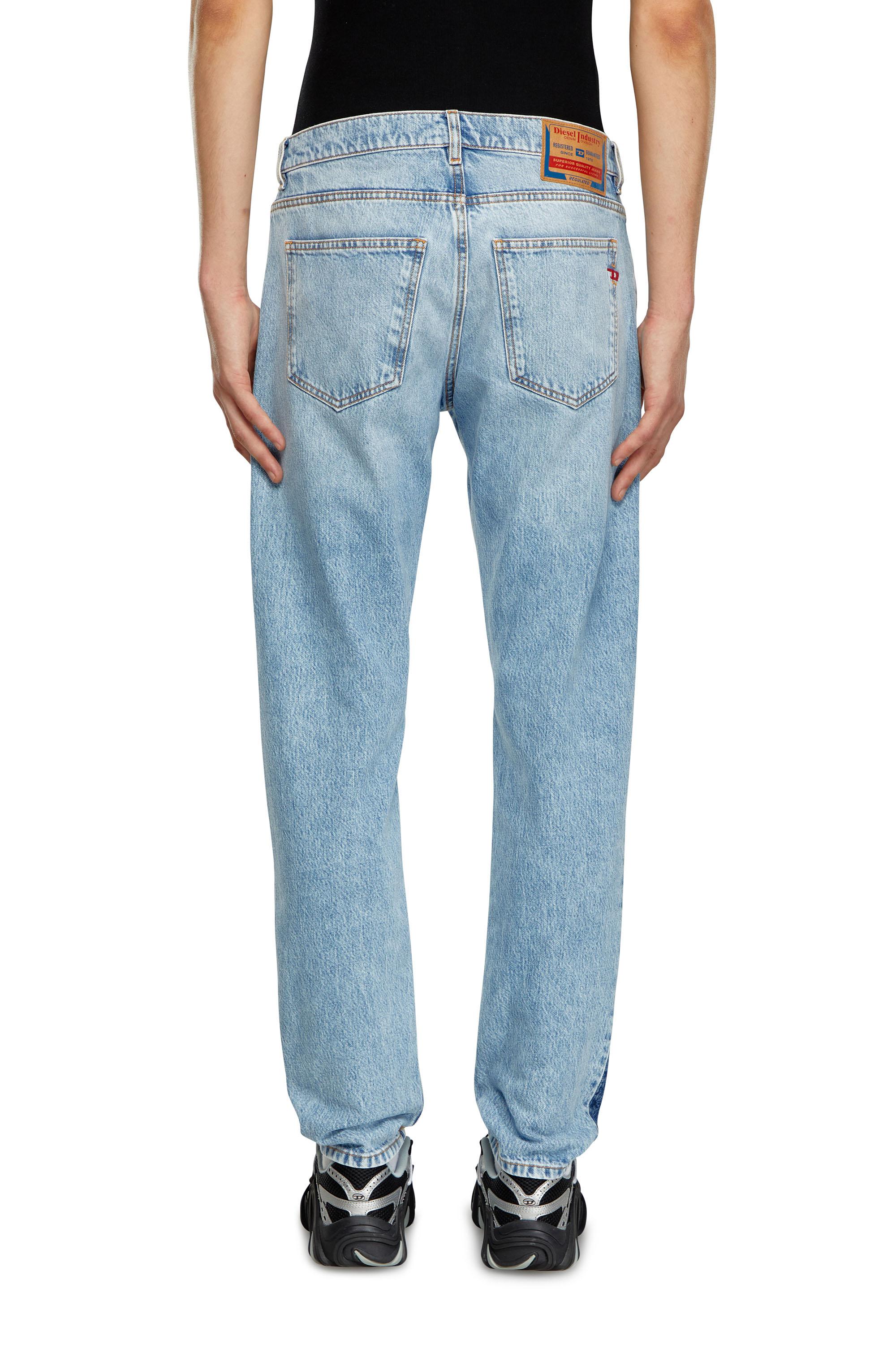 Diesel - Slim Jeans 2019 D-Strukt 0GHAC, Bleu Clair - Image 3