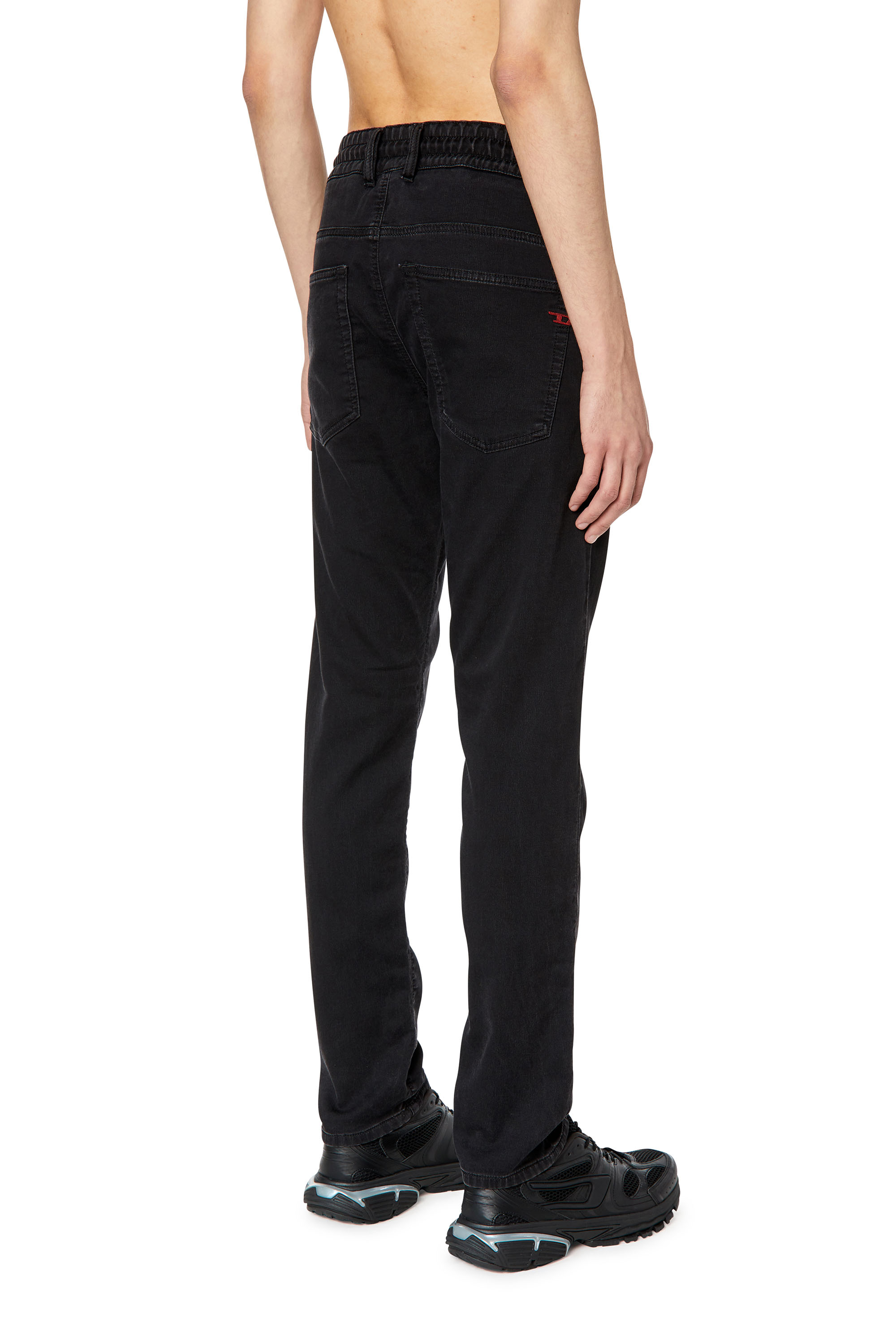 Diesel - Krooley JoggJeans® 068DX Tapered, Noir/Gris foncé - Image 2