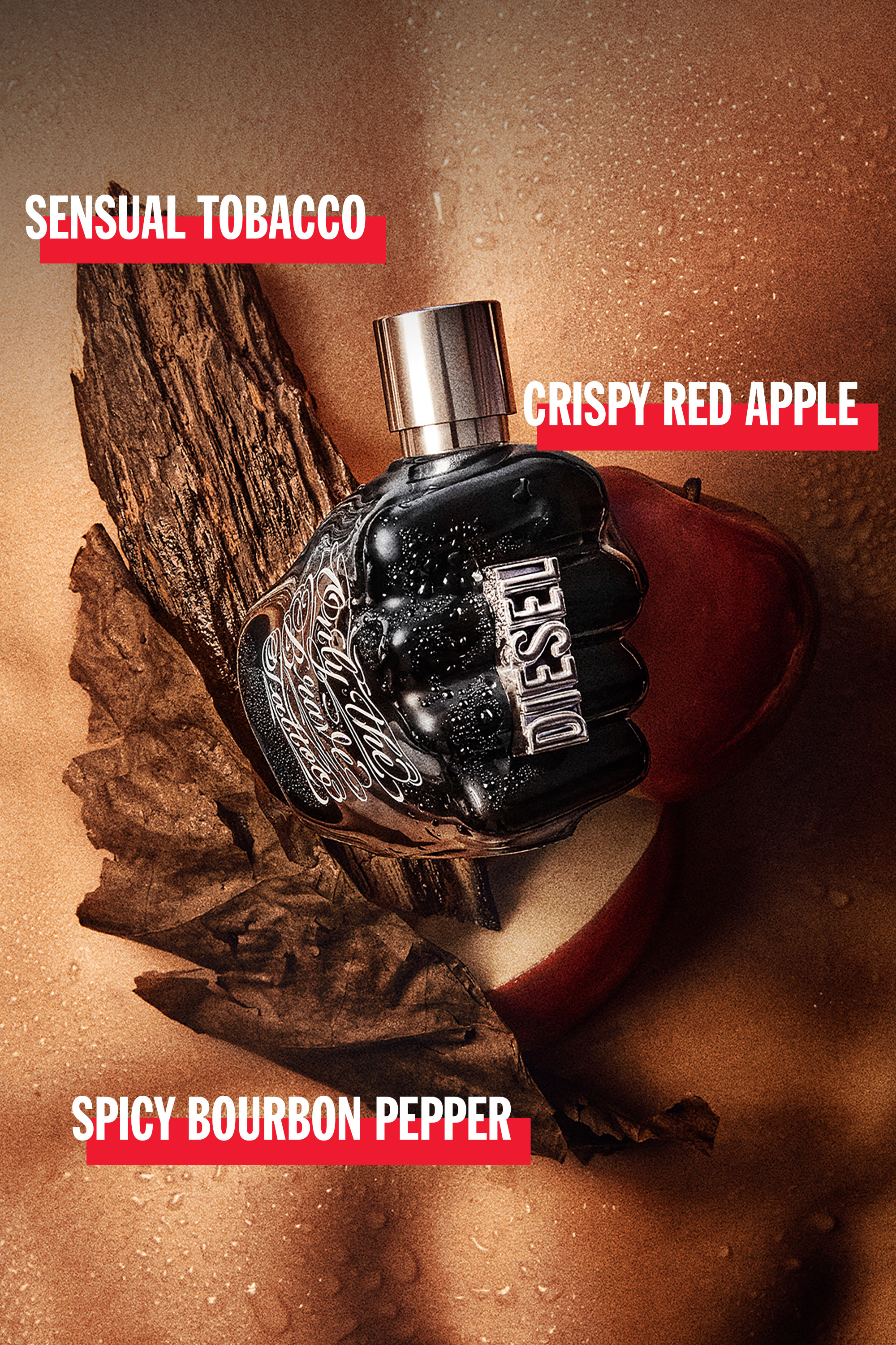 Diesel - ONLY THE BRAVE TATTOO 50 ML, Only The Brave Tattoo 50ml, Eau de Toilette Homme in Noir - 4