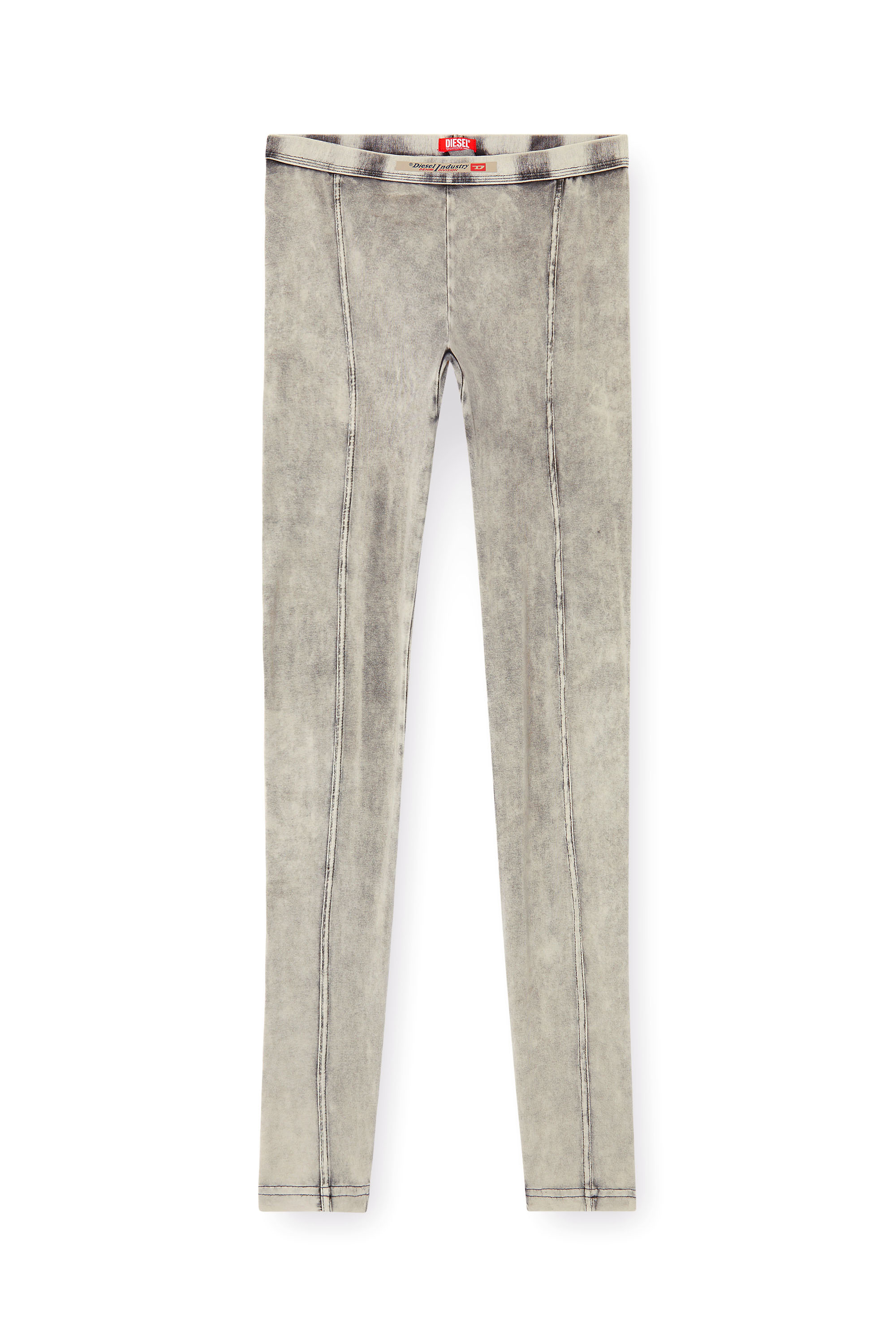 Diesel - ATHENA-DNM, Jeggings en jersey effet denim Femme in Gris - 2