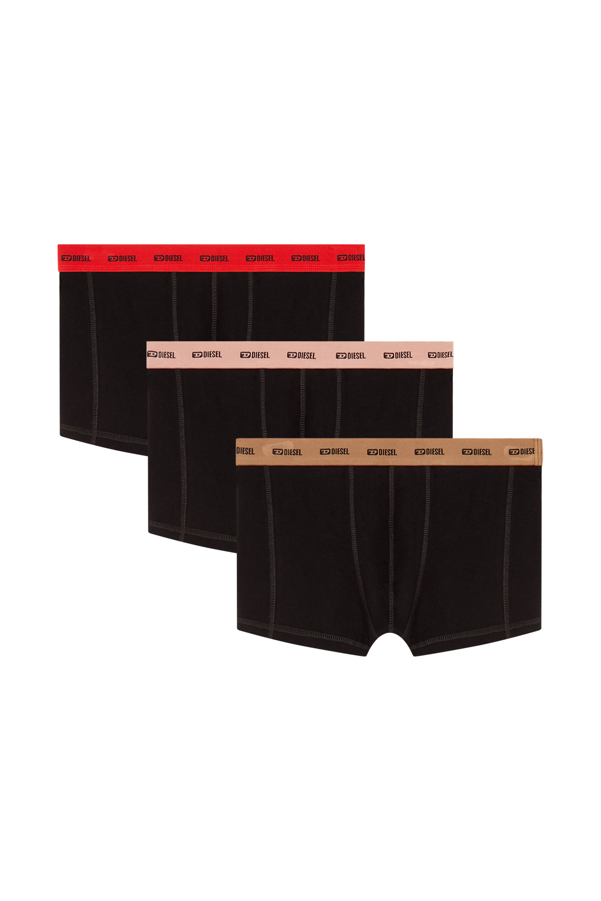Diesel - DAMIEN-UTLT-3PACK, Lot de trois boxers Homme in Noir - 1