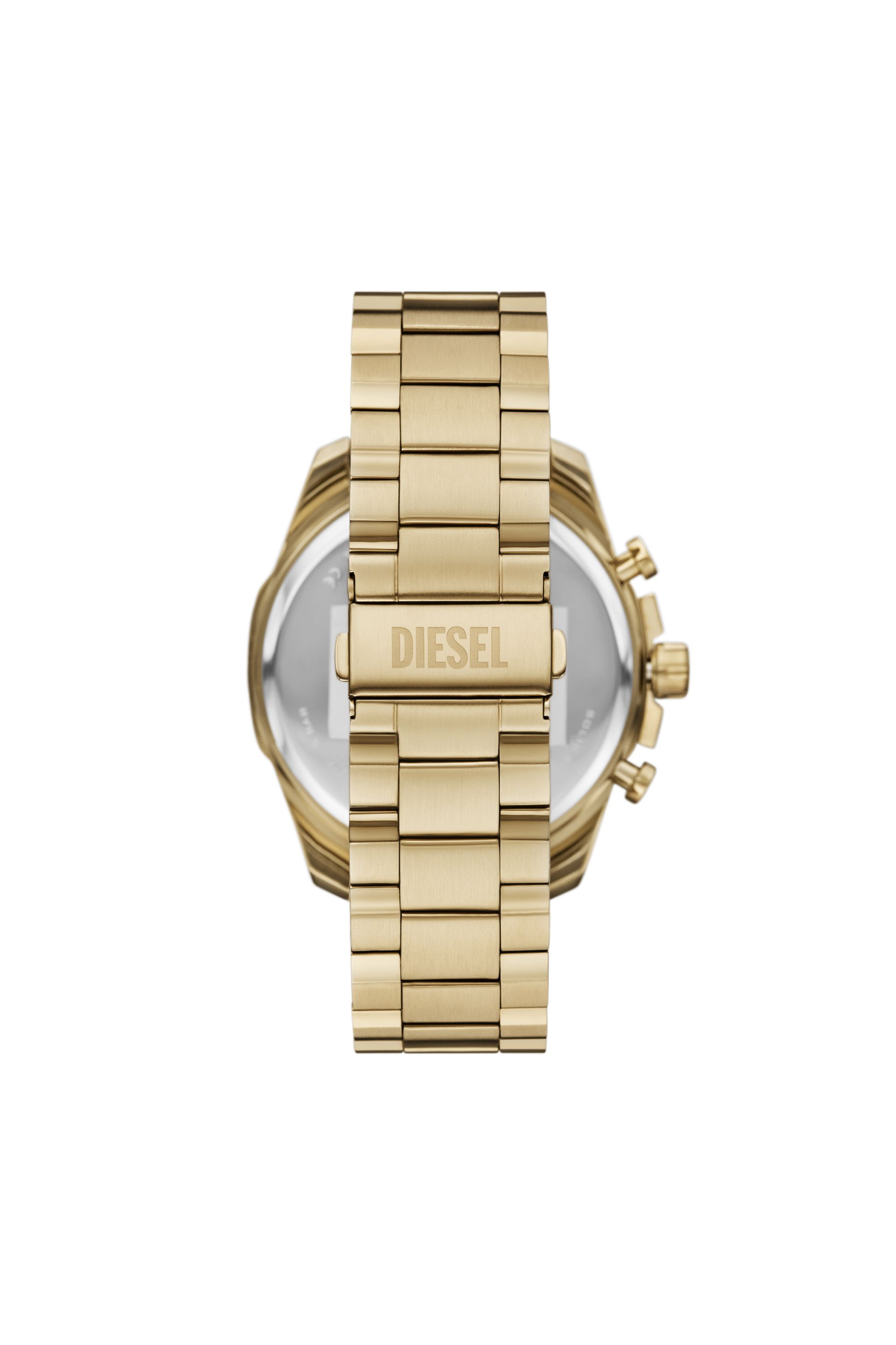 Diesel - DZ4684 WATCH, Montre Mega Chief Slim en acier inoxydable Homme in Doré - 2
