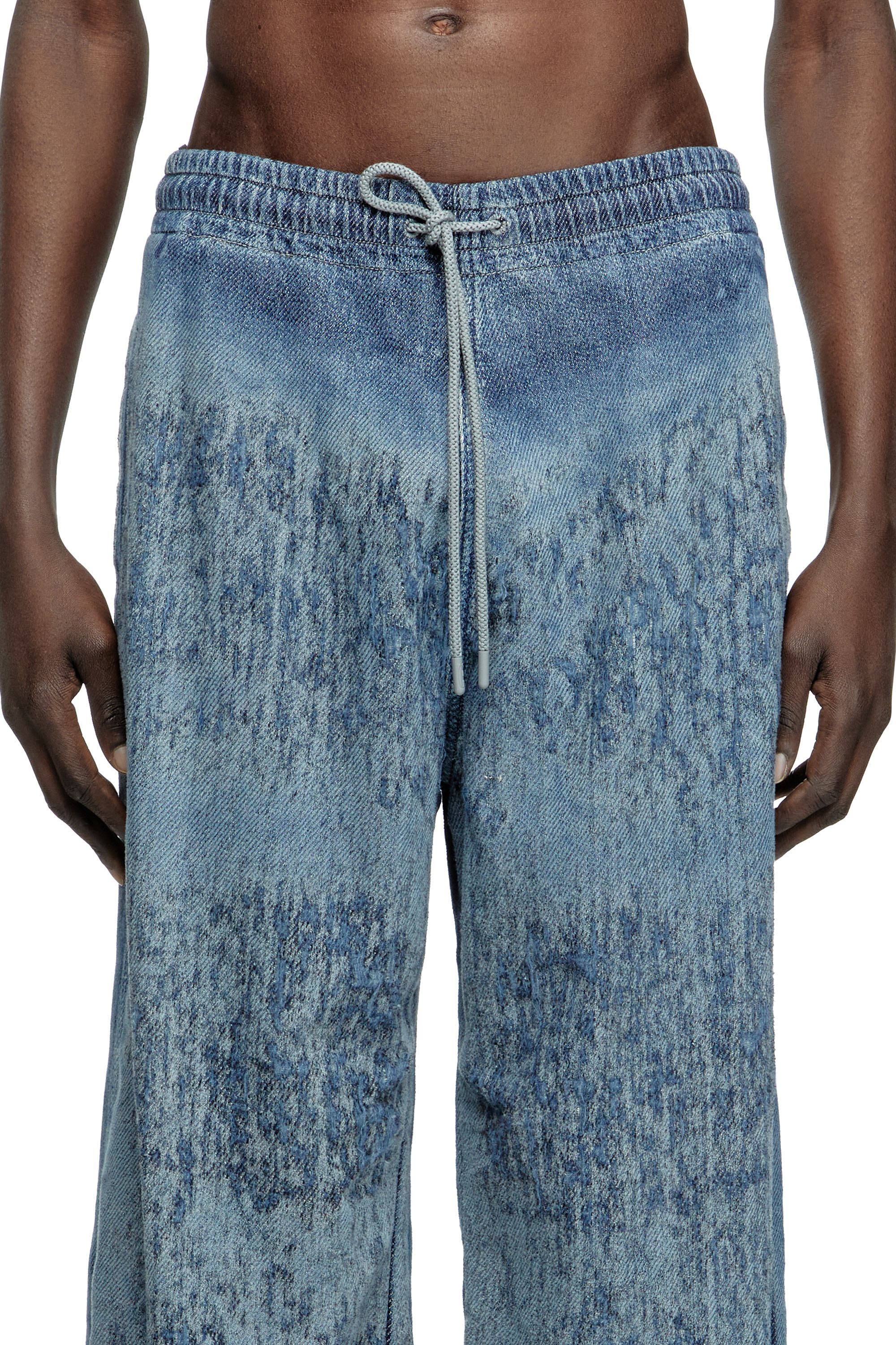 Diesel - Relaxed Jeans D-Enimos 068RQ Homme, Bleu moyen - Image 5