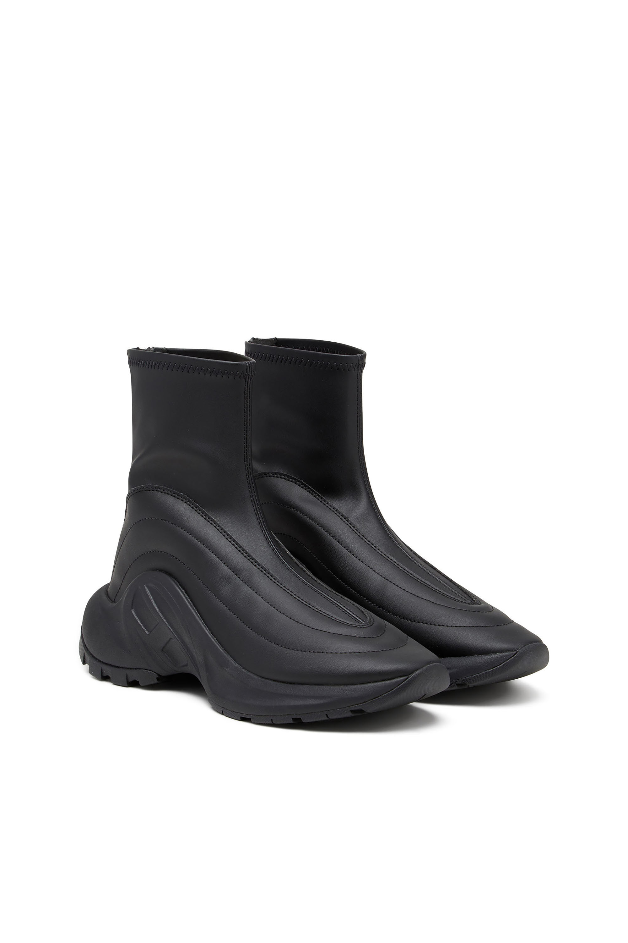 Diesel - S-D-RUNNER BOOTIE X, S-D-Runner - Baskets Mixte in Noir - 2