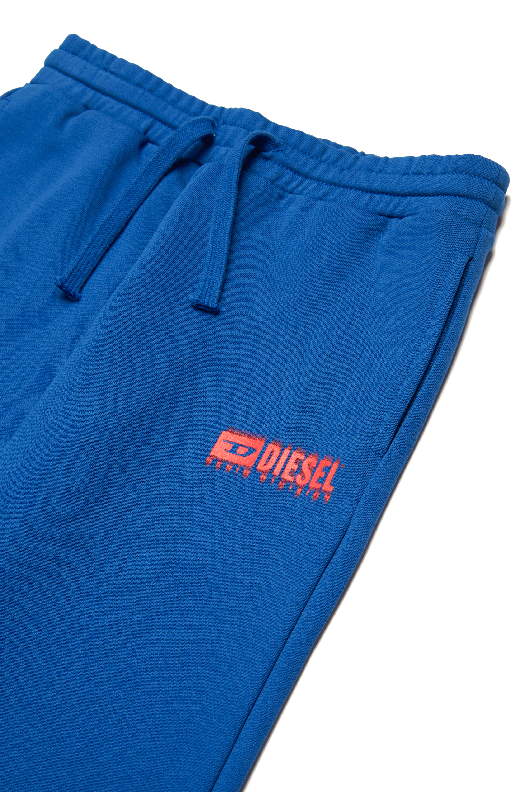 Diesel - PBASE, Homme Pantalon de survêtement avec logo taché in Bleu - Image 3