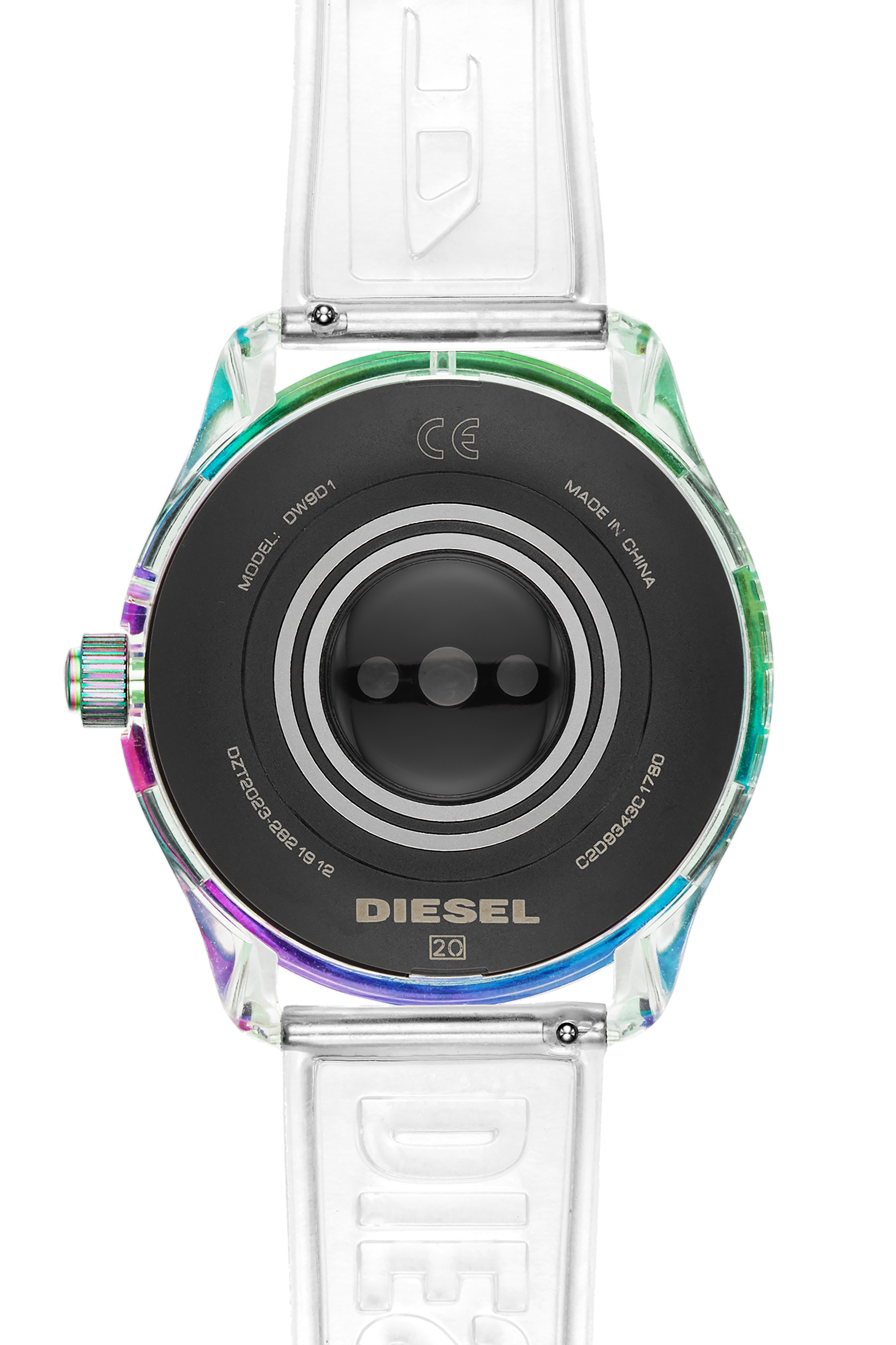 Diesel - DT2023, Coffret montre connectée Fadelite On x MDJ en édition limitée et bracelet Homme in Blanc - 3