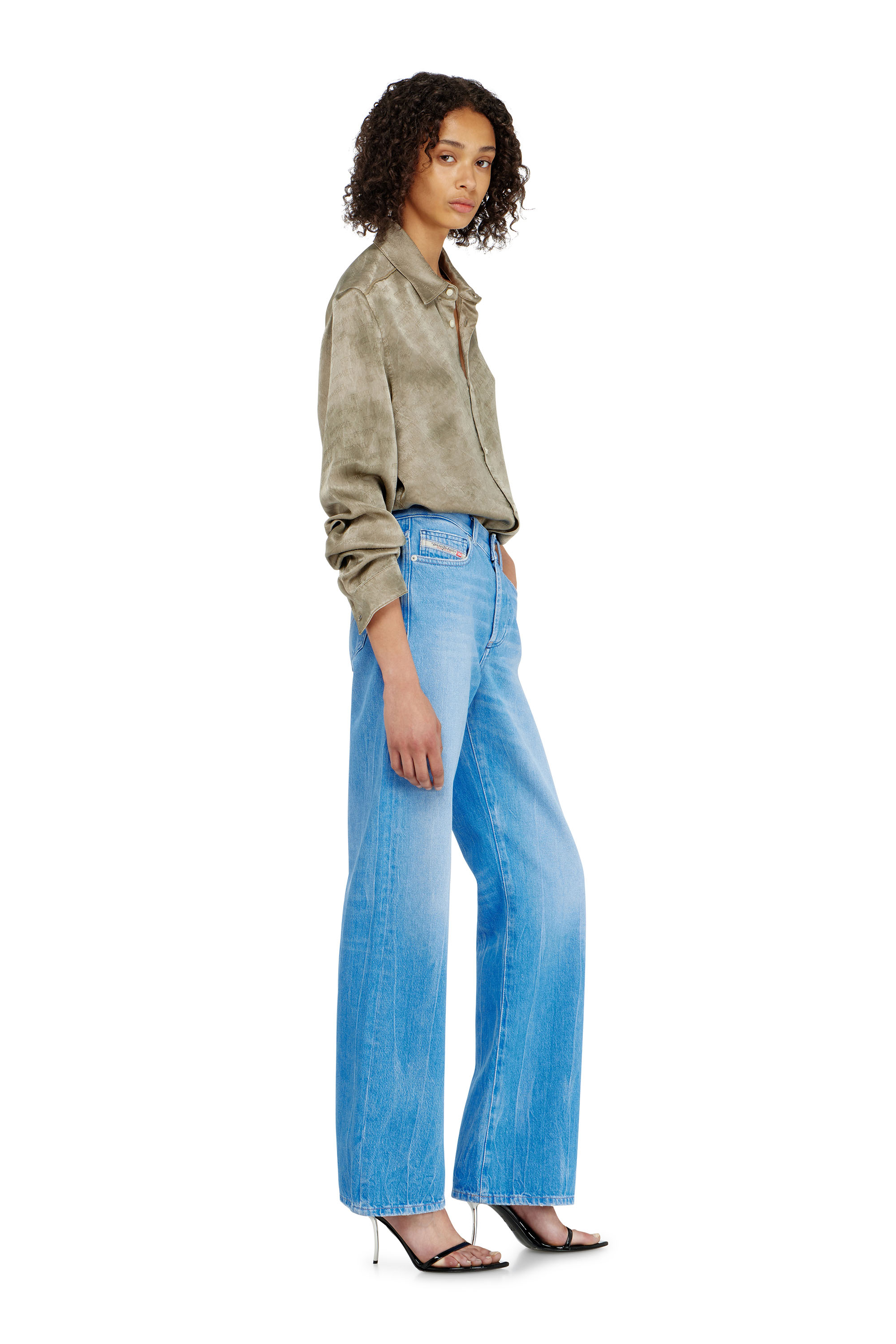 Diesel - Regular Jeans 1971 D-Sent 09P88 Femme, Bleu Clair - Image 2