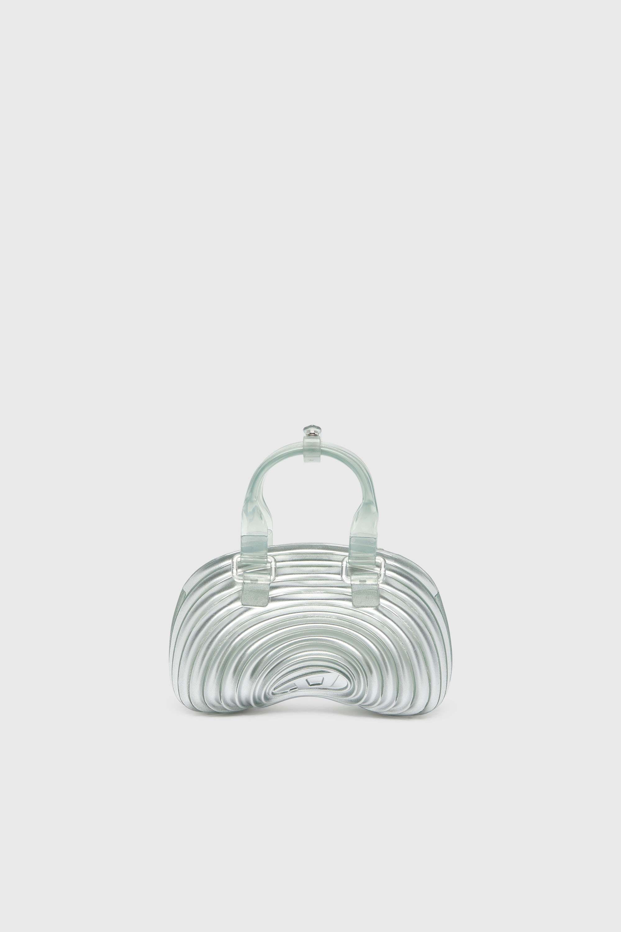 Diesel - MELISSA QUANTUM DOME, Quantum Dome &ndash; Sac &agrave; main en Melflex&reg; Femme in Gris argent&eacute; - 3