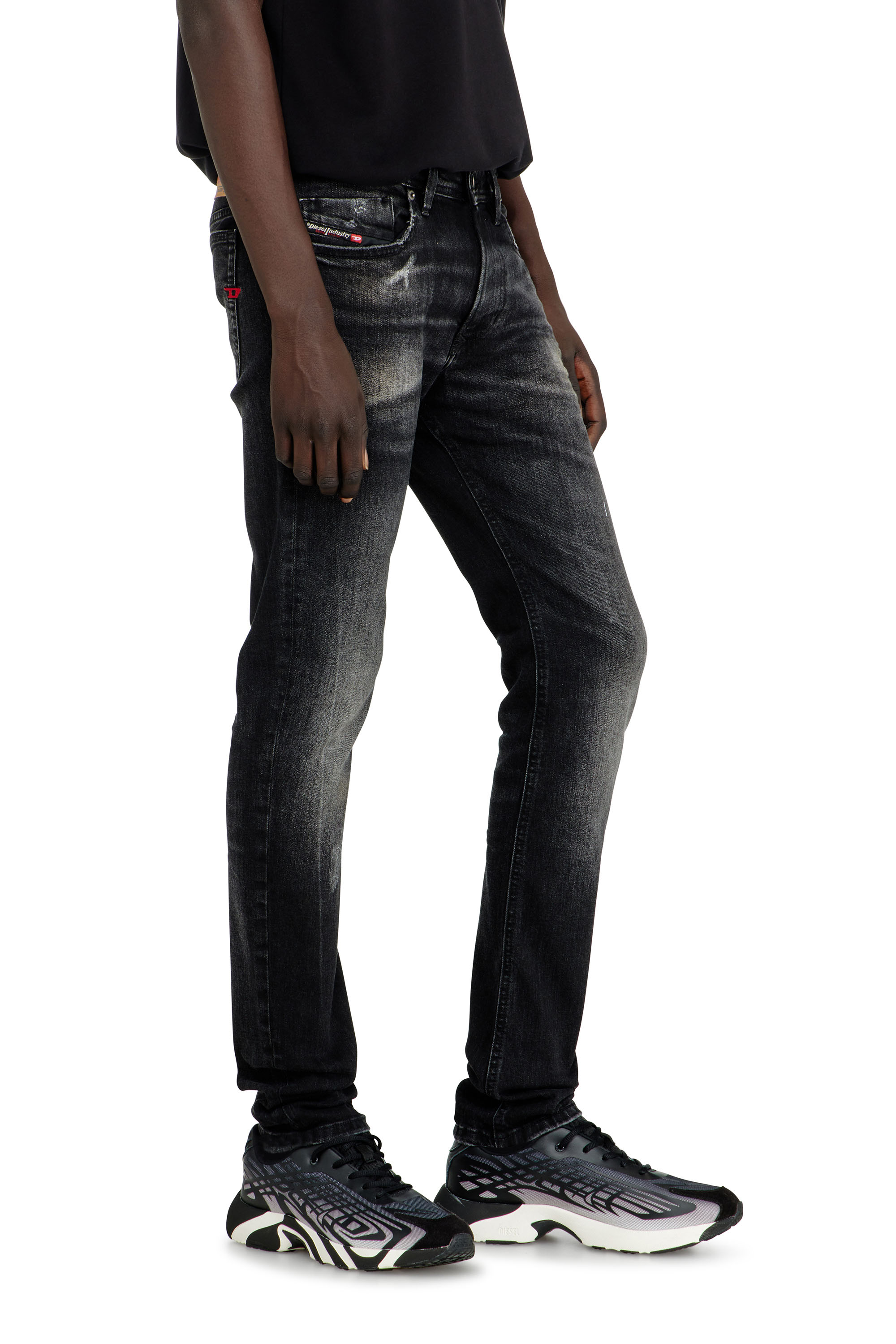 Diesel - Skinny Jeans 1979 Sleenker 0DBDP Homme, Noir/Gris fonc&eacute; - Image 7