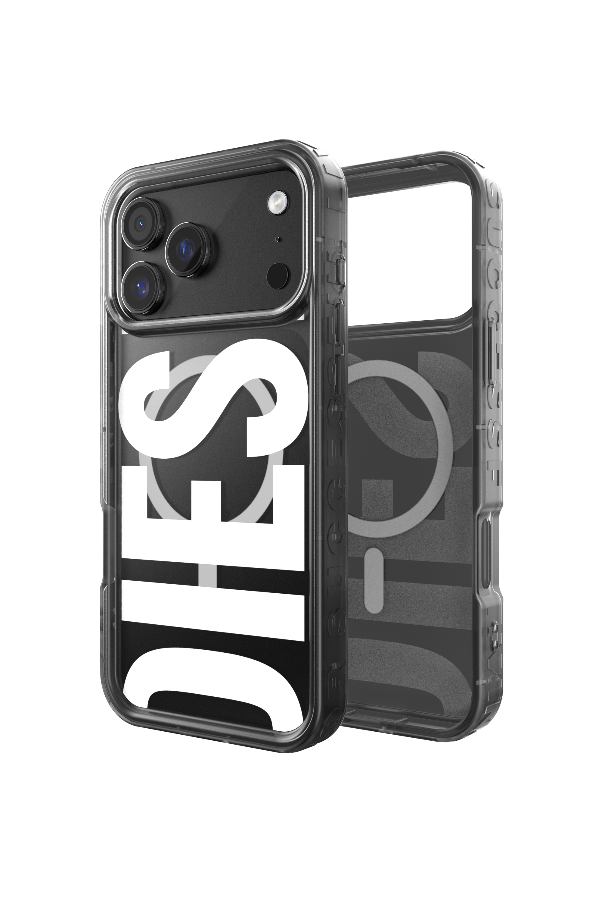 Diesel - 60438 MOULDED CASE, Étui Biscotto Bumper avec Magsafe pour iPhone 17 Pro Max Mixte in Noir - 1