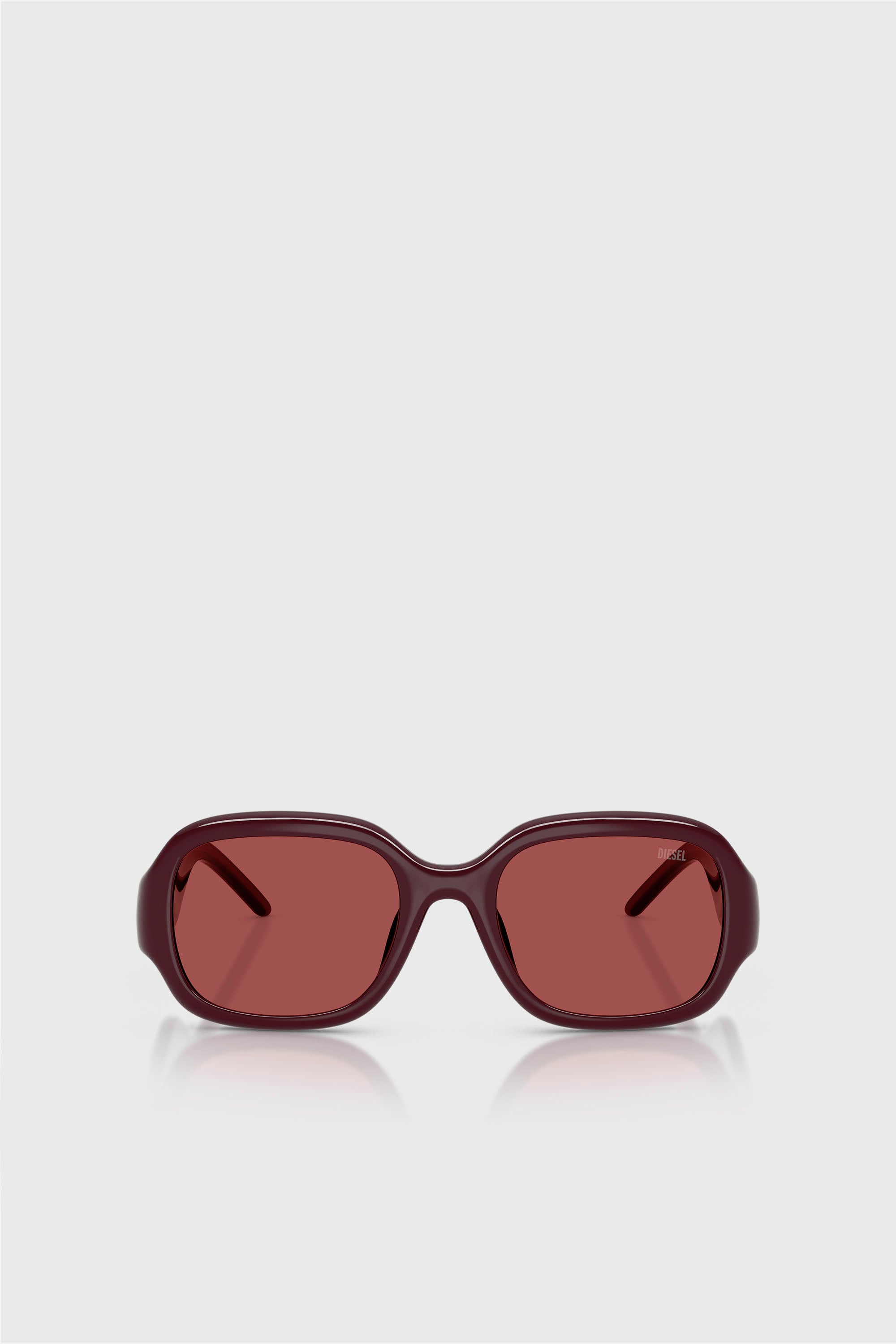 Diesel - 0DL3023U, Lunettes de soleil pillow Mixte in Rouge - 1