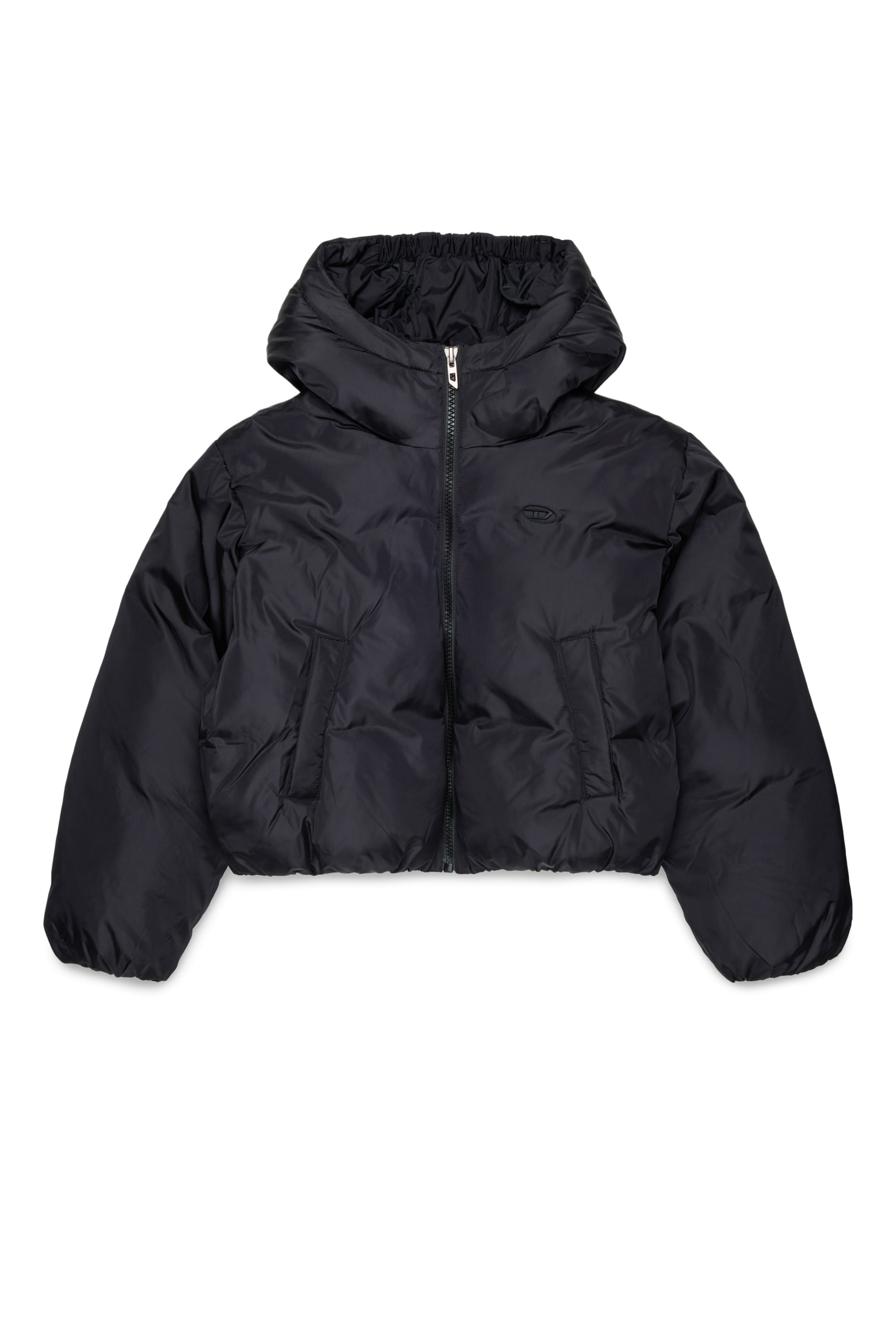 Diesel - JELKYM, Doudoune &agrave; capuche Femme in Noir - 1