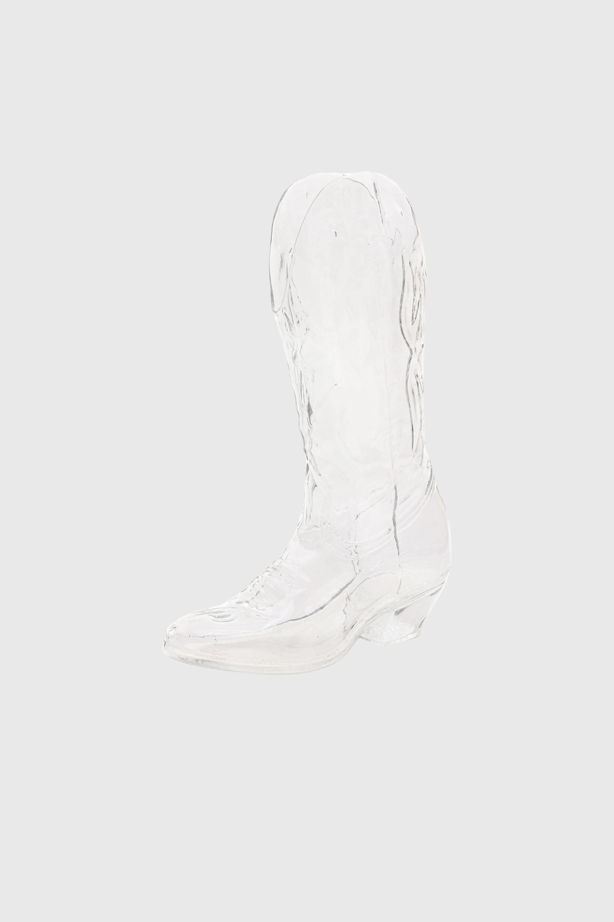 Diesel - 10064 GLASS VASE CRYSTALBOOTIE CM.24X8 H, Vase en verre Mixte in Blanc - 1