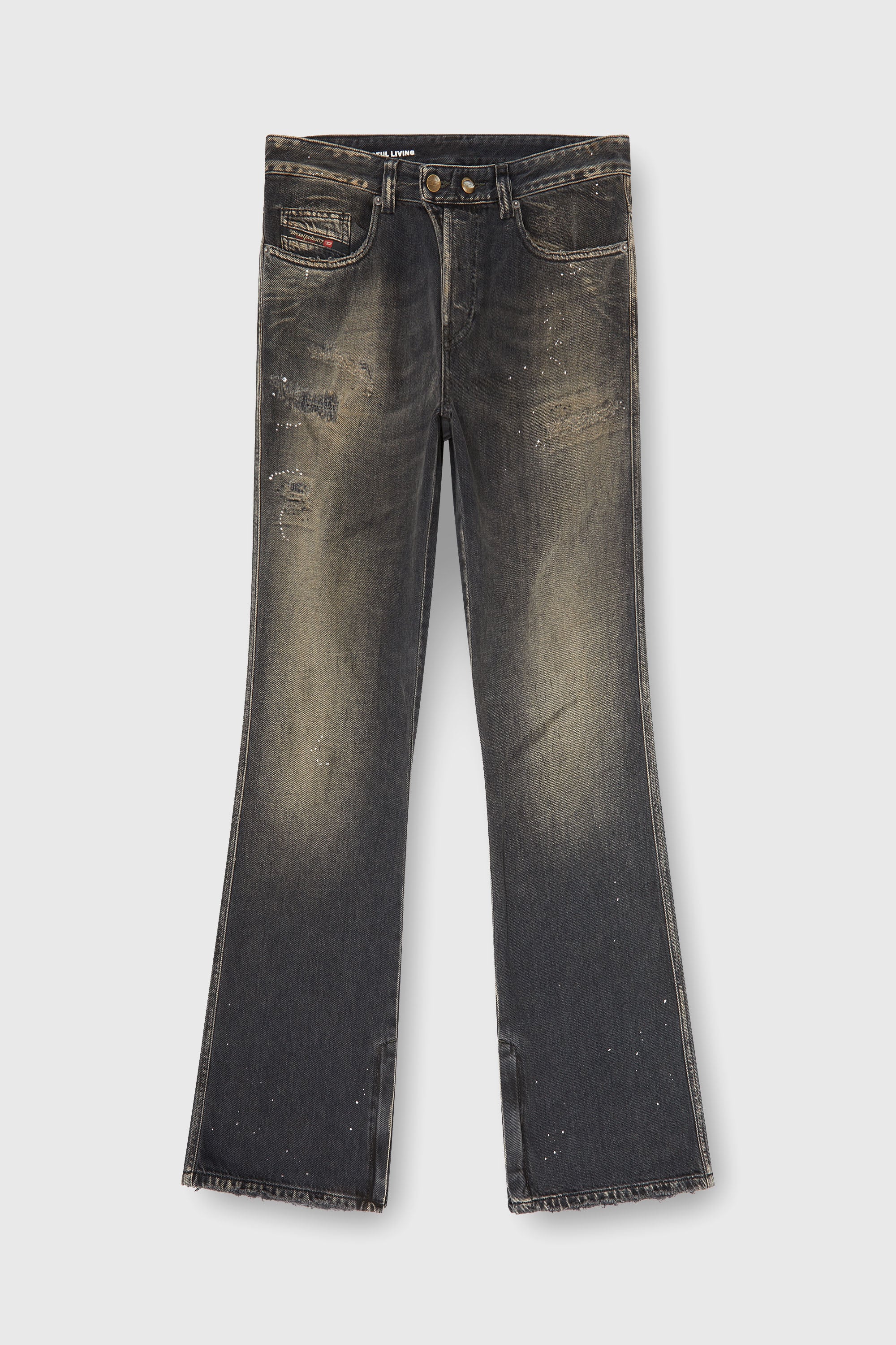 Diesel - Bootcut Jeans 1998 D-Buck 09P64 Homme, Noir/Gris fonc&eacute; - Image 2