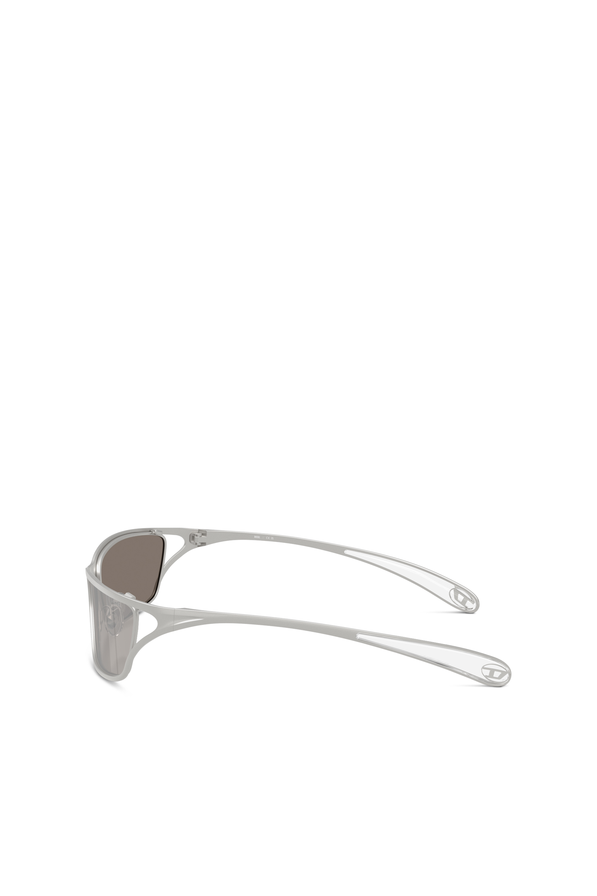 Diesel - 0DL1015, Lunettes de soleil rectangulaires Mixte in Gris - 3