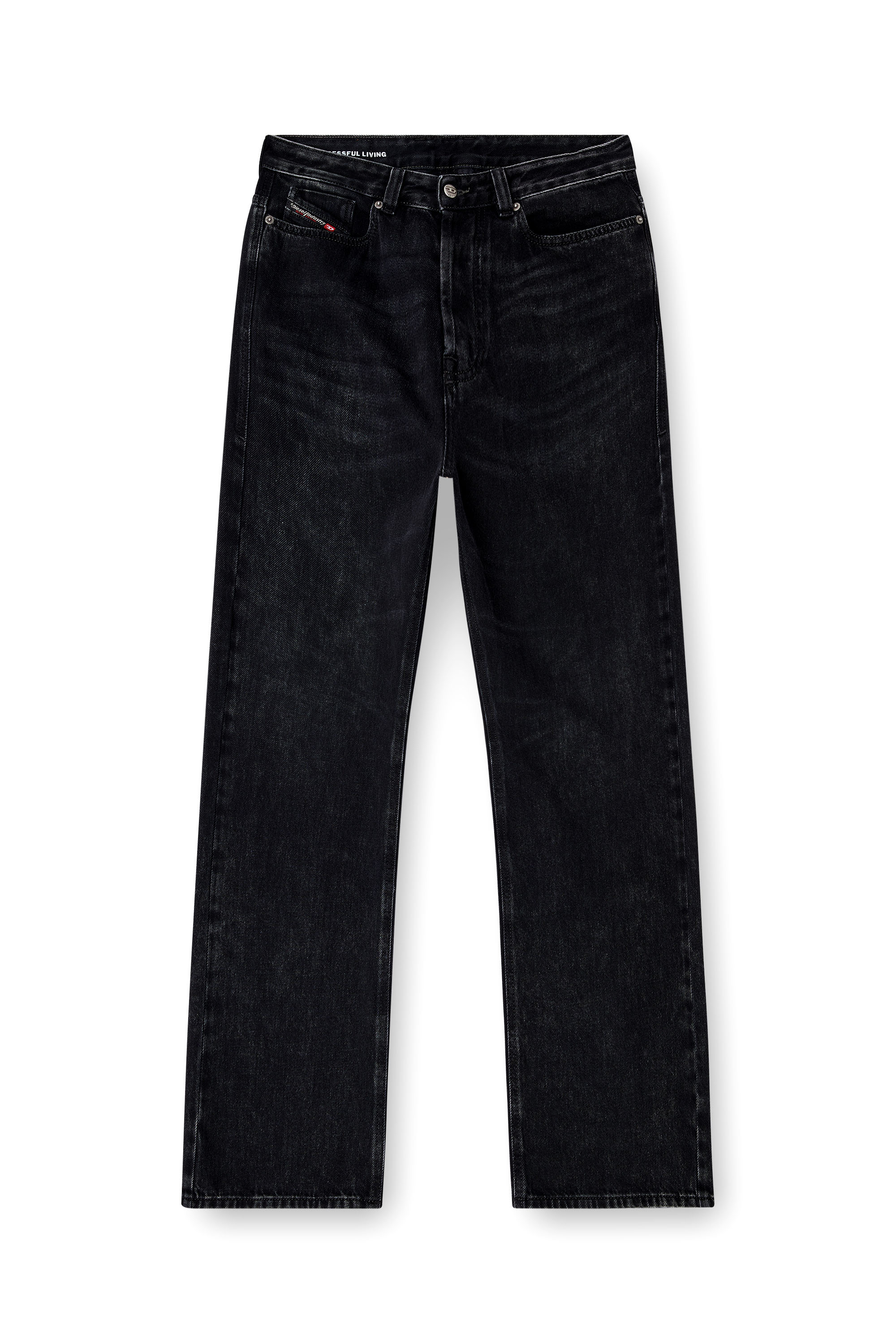 Diesel - Relaxed Jeans 1980 D-Eeper 09P09 Homme, Noir/Gris foncé - Image 2