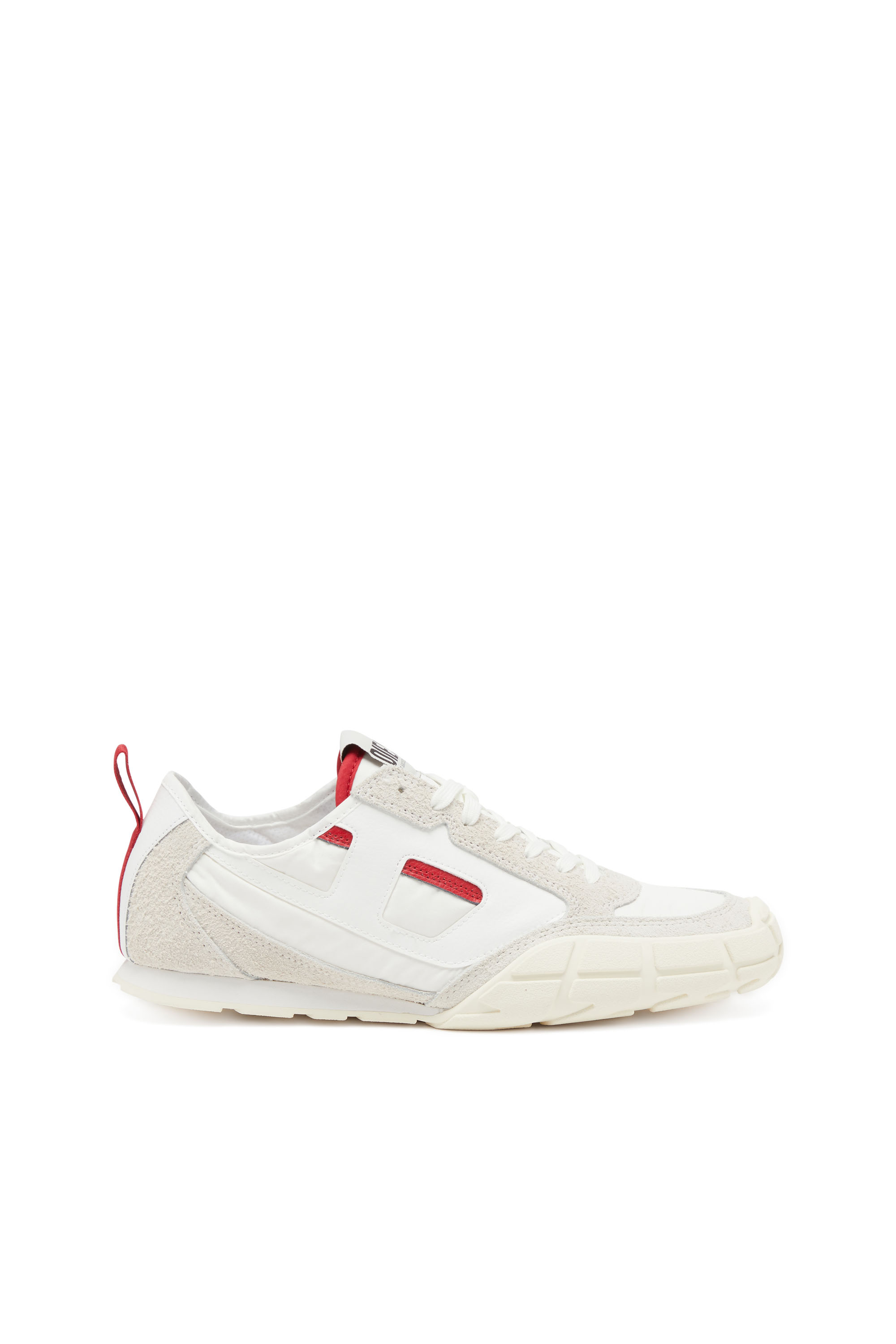 Diesel - S-PAGODHA LOW, Sneakers en cuir, suède et tissu indéchirable Homme in Polychrome - 1