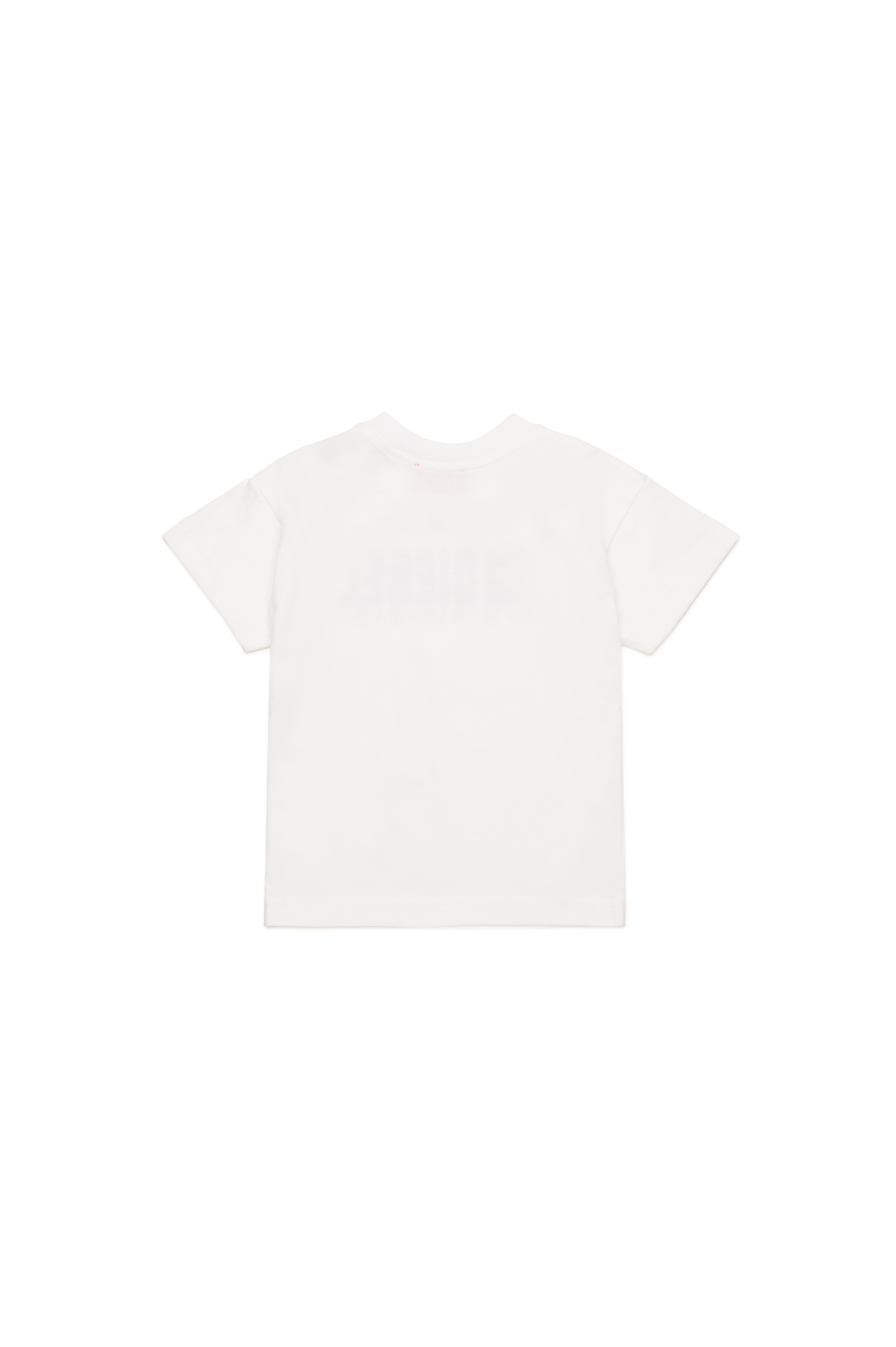 Diesel - TDIEGORL6MAB, T-shirt avec logo taché Mixte in Blanc - 2