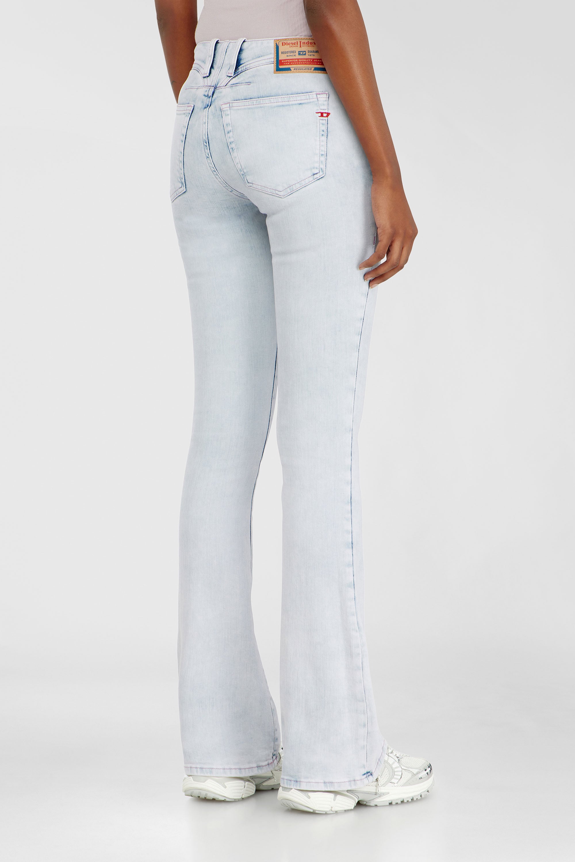 Diesel - Woman's Bootcut Jeans 1969 D-Ebbey 0HDBH, Light Blue - 5