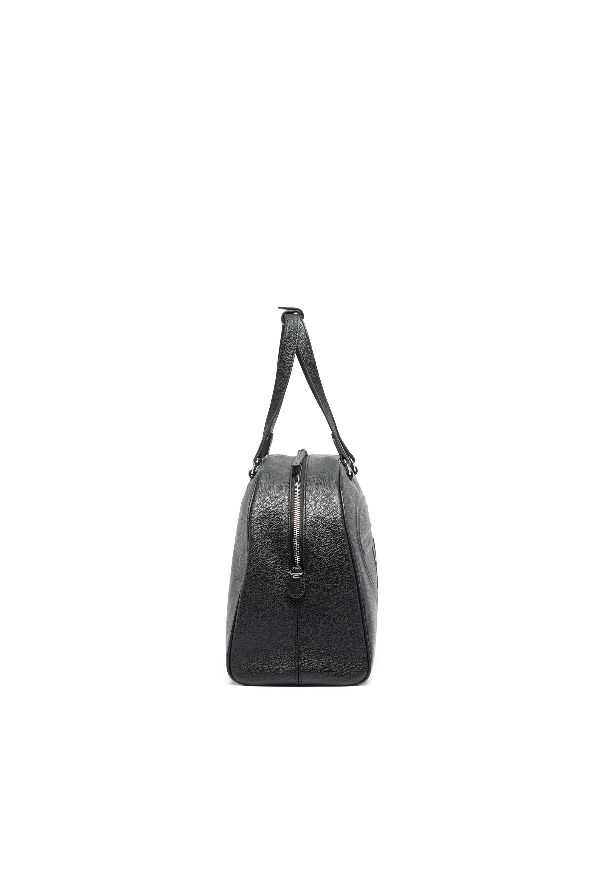 Diesel - 1DR DOME DUFFLE, 1DR Dome  - Sac de voyage en cuir avec Oval D Mixte in Noir - 4