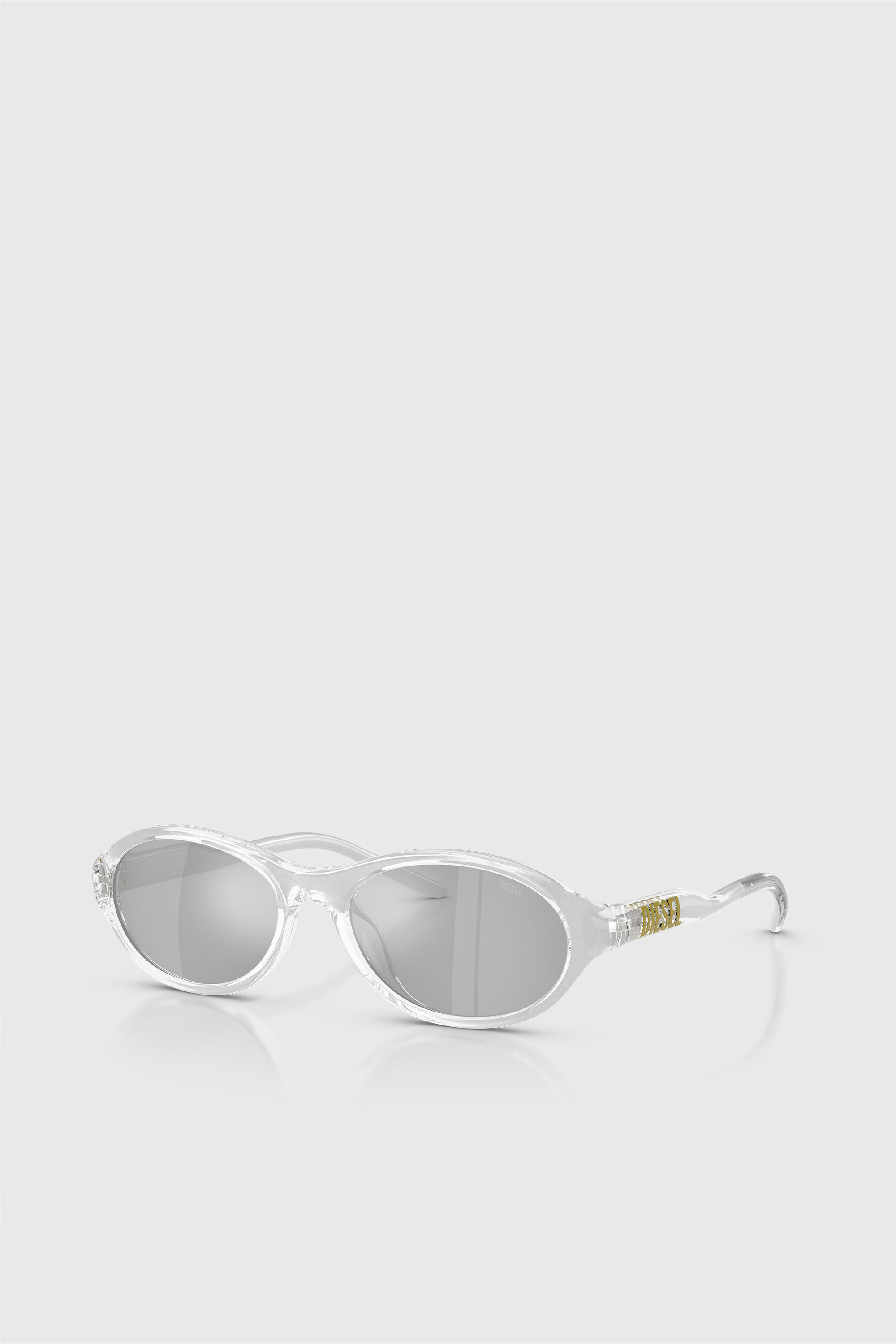 Diesel - 0DL3024U, Unisex's Oval Sunglasses in Silver - 2
