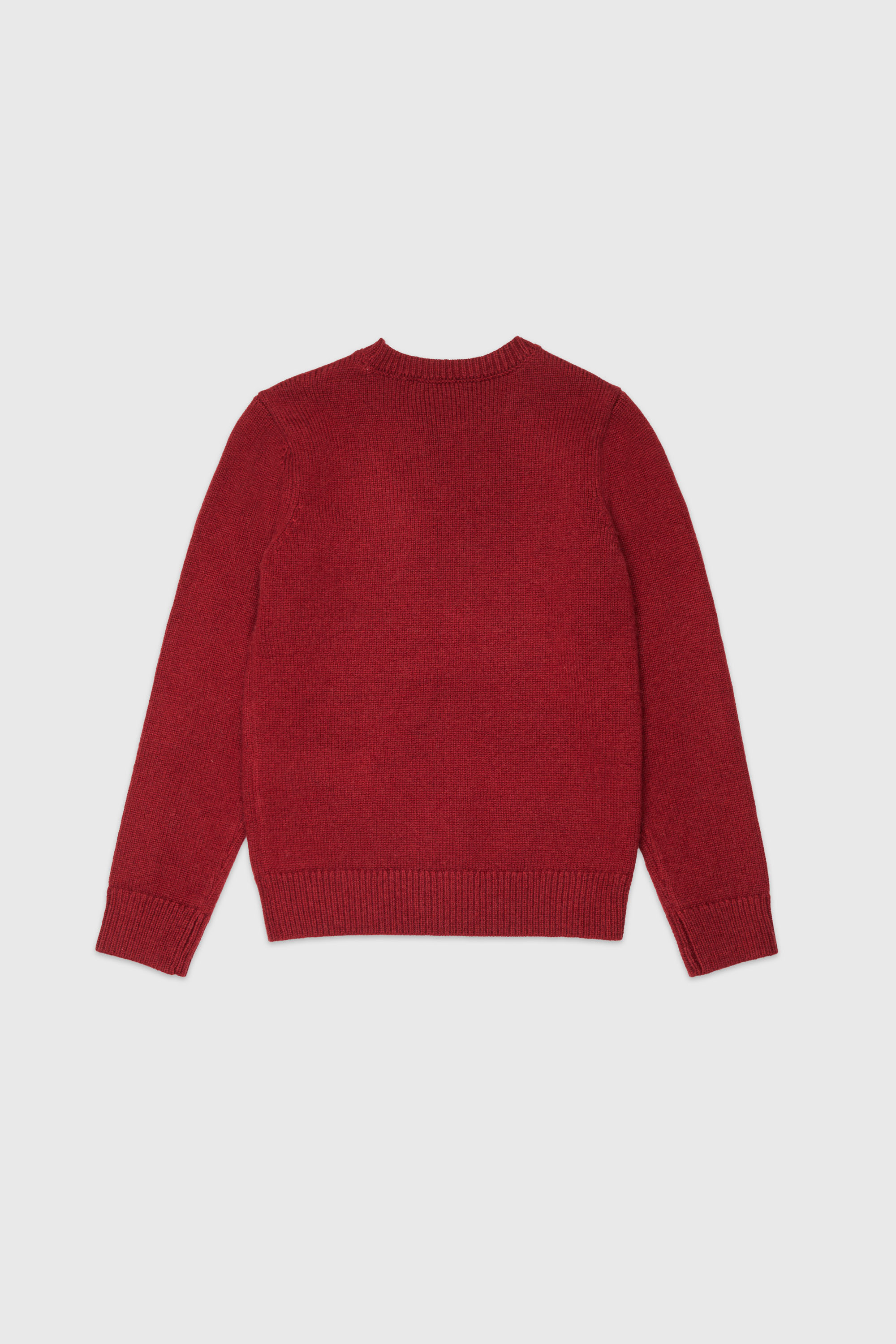 Diesel - KLIMO, Pull en maille enrichi en cachemire avec logo Oval D Homme in Rouge - 2