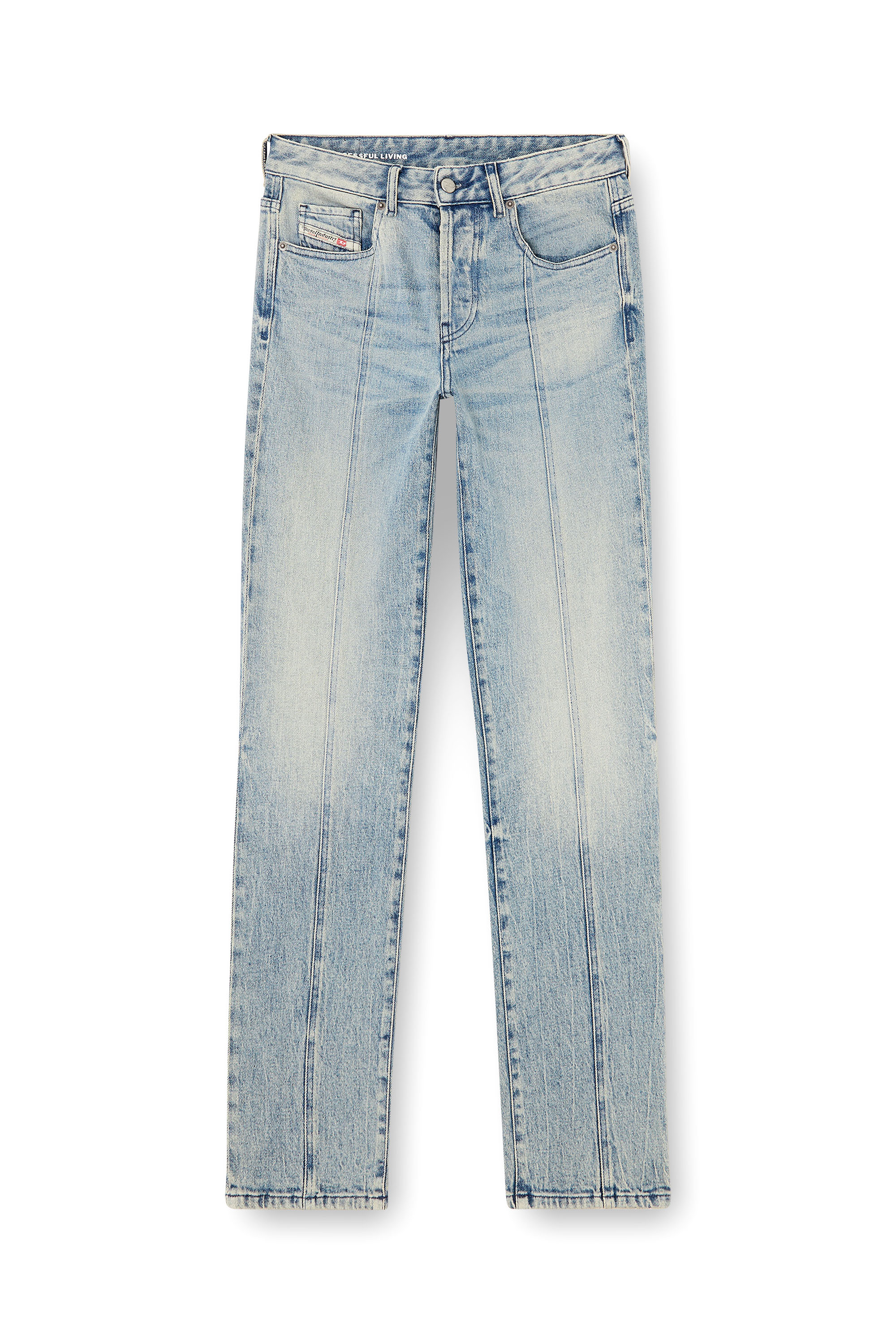 Diesel - Regular Jeans 1989 D-Mine 09N55 Femme, Bleu Clair - Image 3