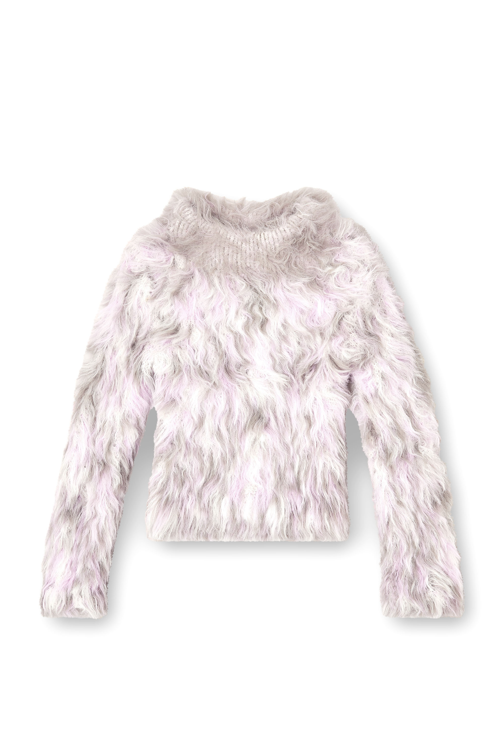 Diesel - M-ANNIKA, Pull en jacquard tricoté duveteux Femme in Polychrome - 3