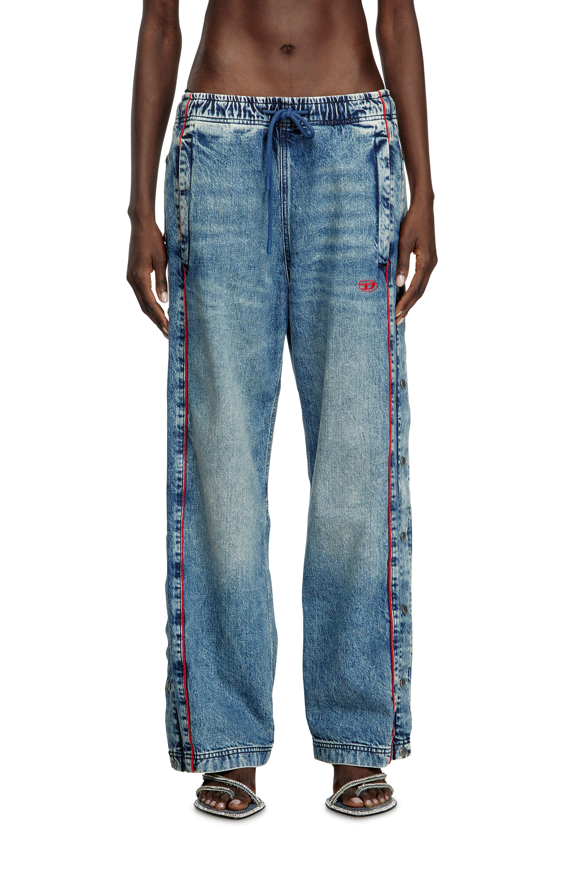 Diesel - Relaxed Jeans D-Axfor 0ABCP Mixte, Bleu moyen - Image 1