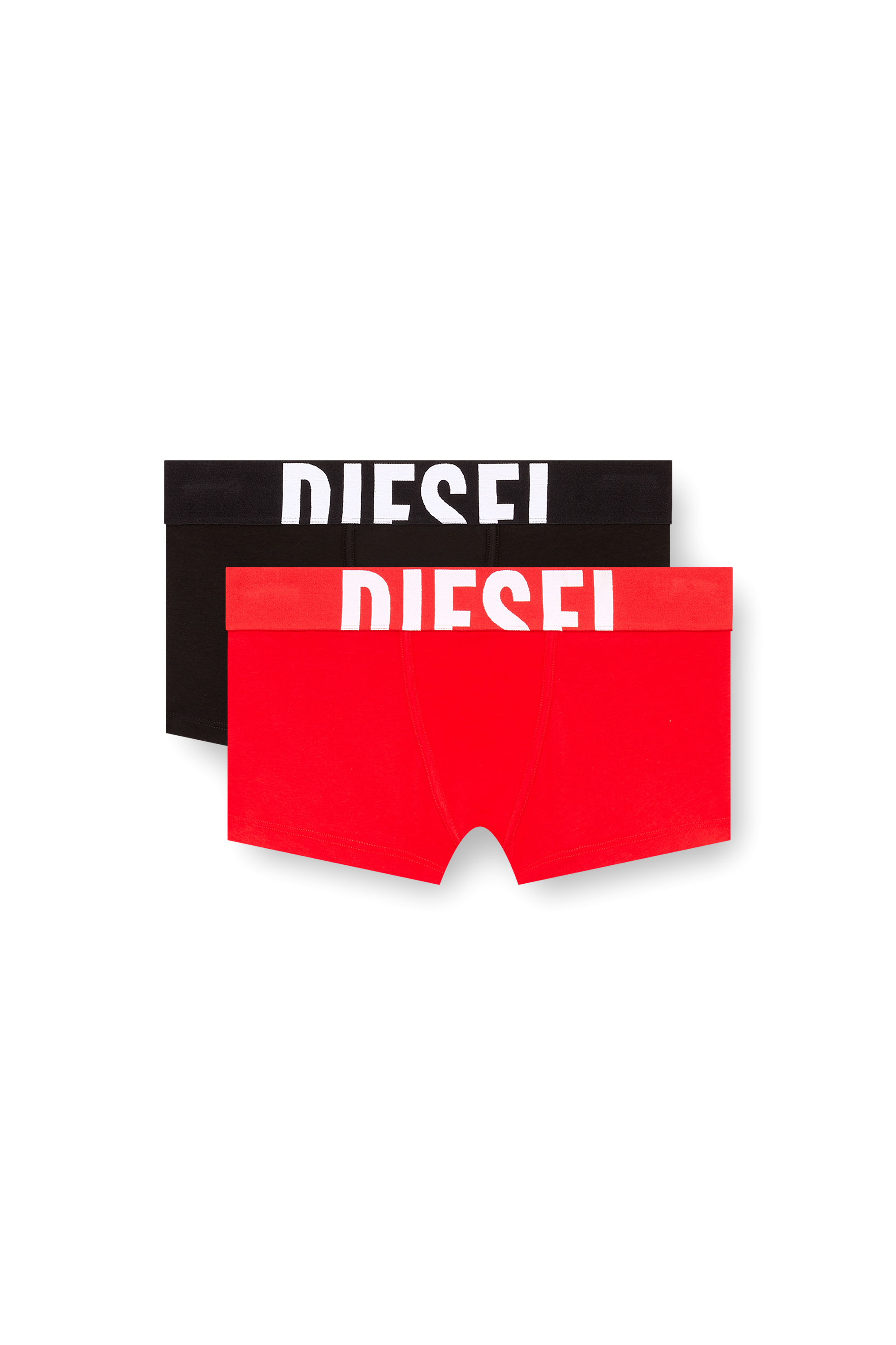 Diesel - UFPN-SPORT-BOY-SHORT-XL-TWOPACK, Lot de 2 boxers pour Femme avec logo d&eacute;coup&eacute; Femme in Polychrome - 1