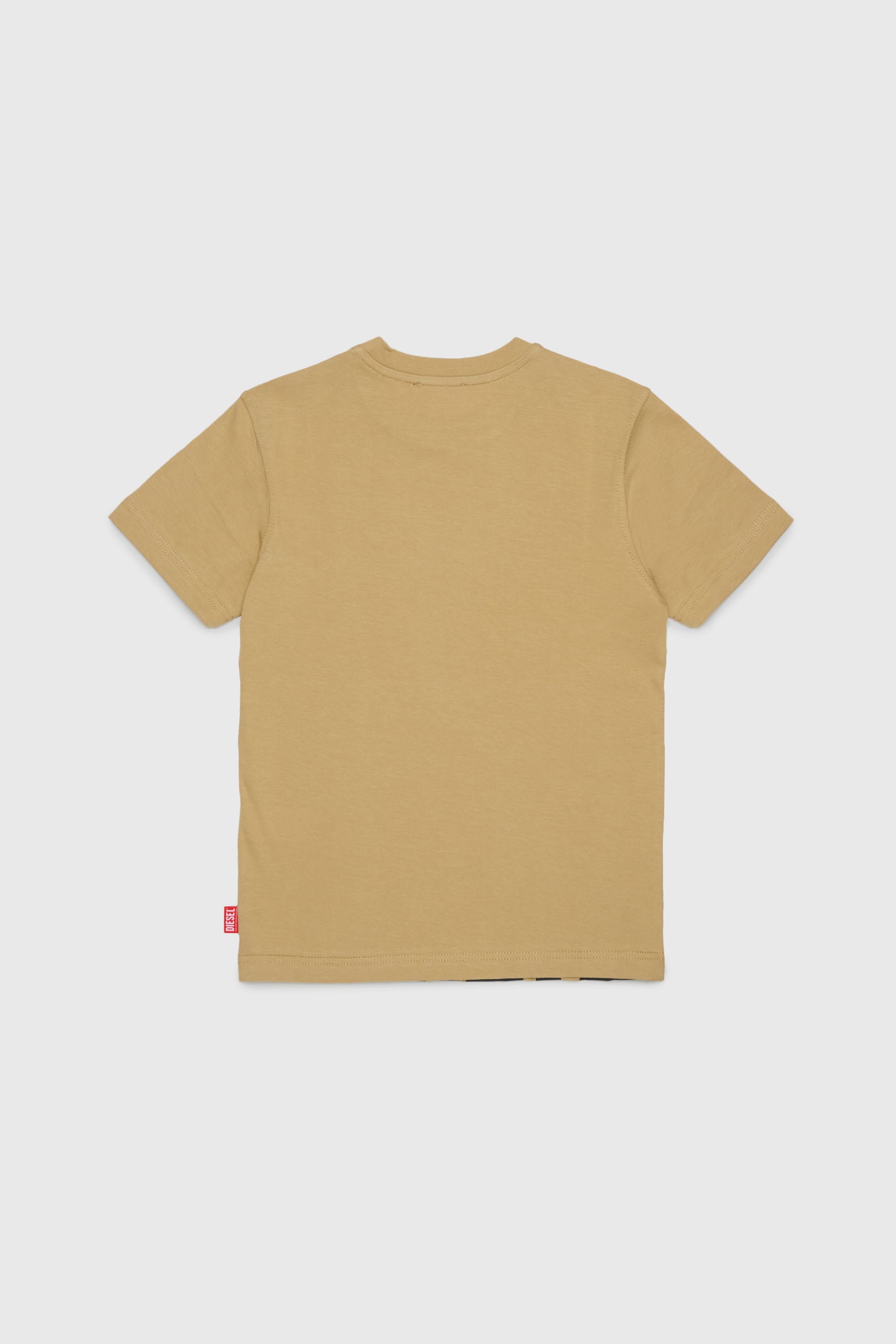Diesel - TPRES, T-shirt avec logo d&eacute;coup&eacute; Homme in Marron - 2