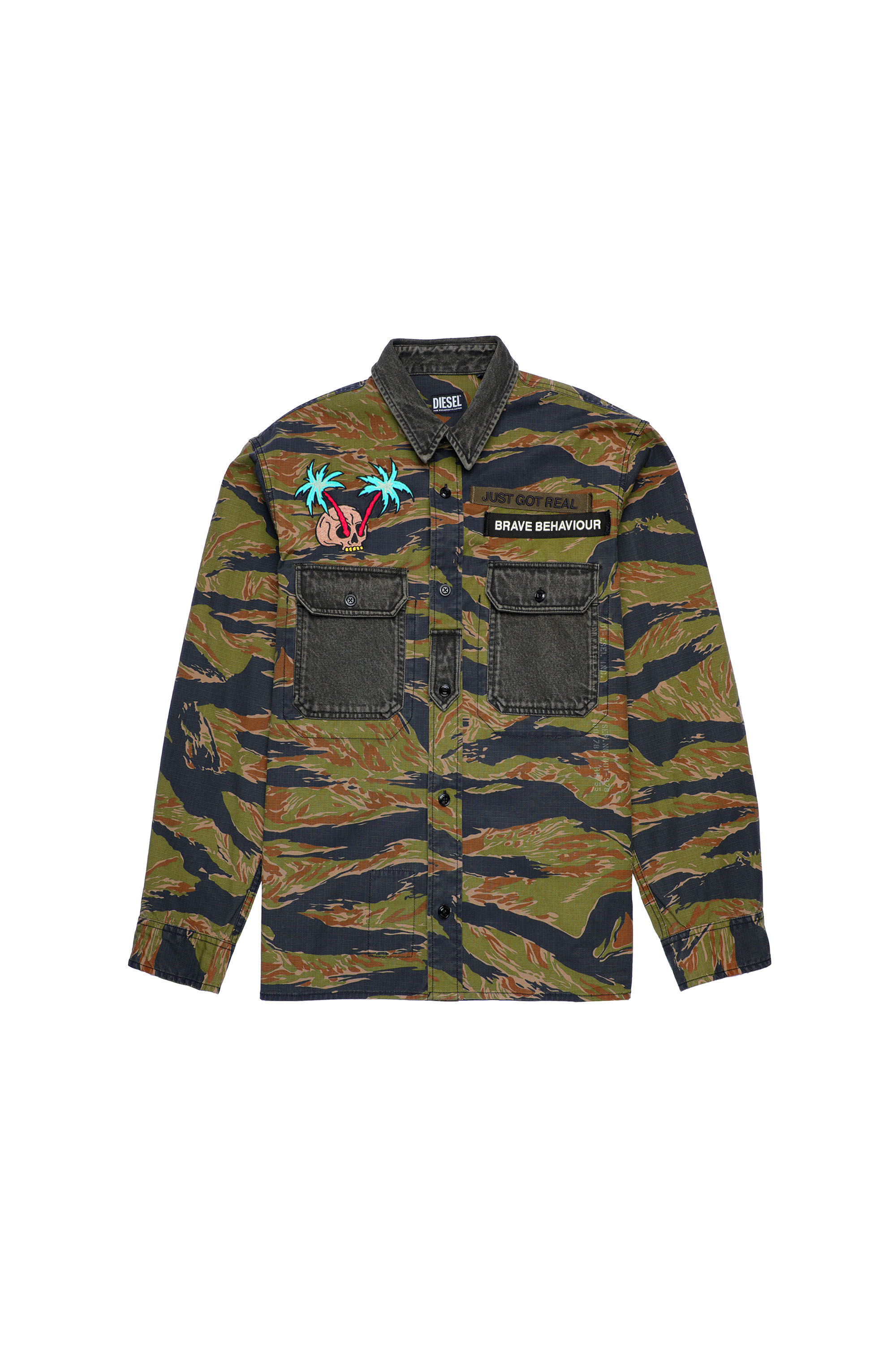 S-BUNNELL-CMF, Vert Militaire - Chemises