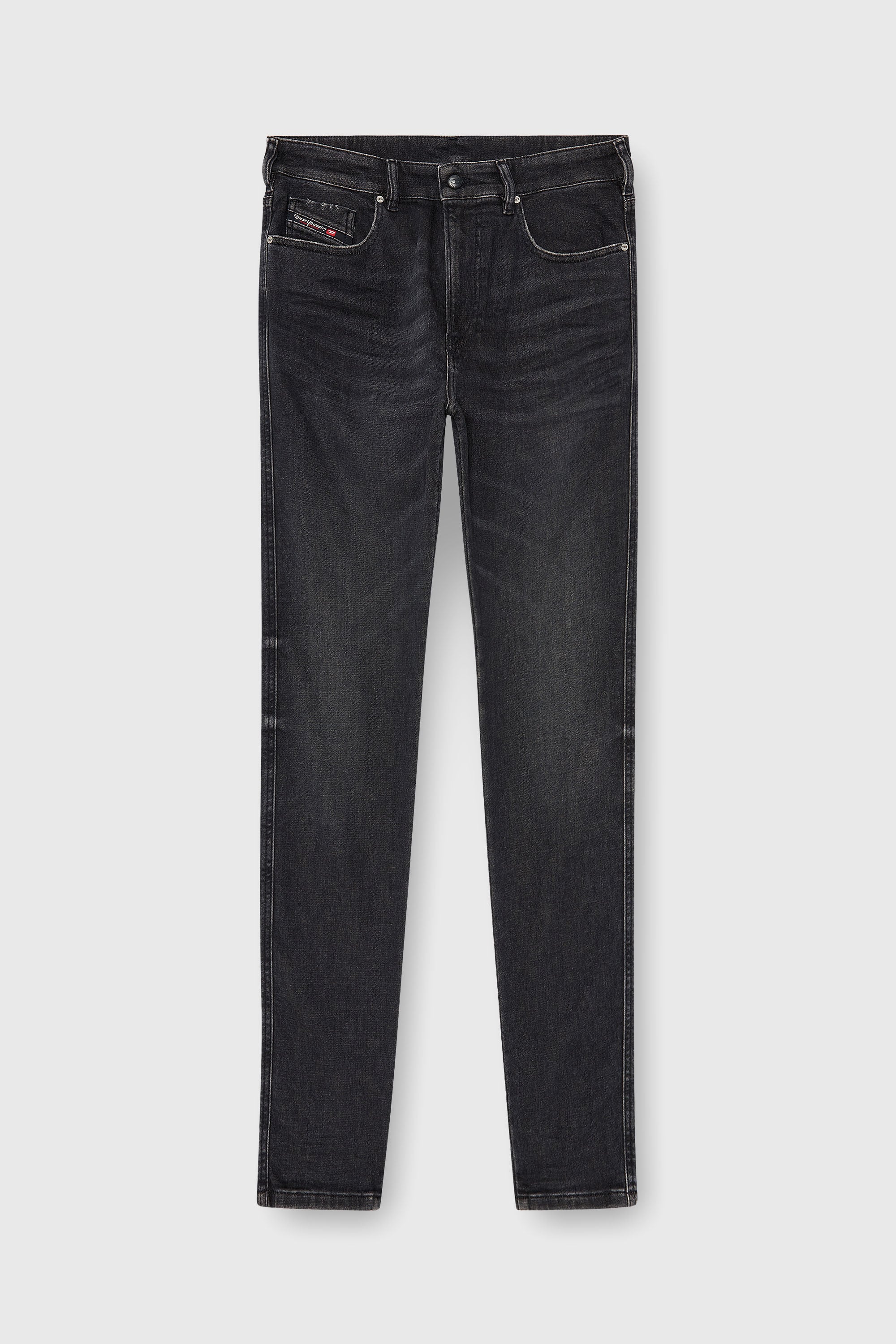 Diesel - Slim 2062 D-Strukt Joggjeans&reg; 09P92 Homme, Noir/Gris fonc&eacute; - Image 2