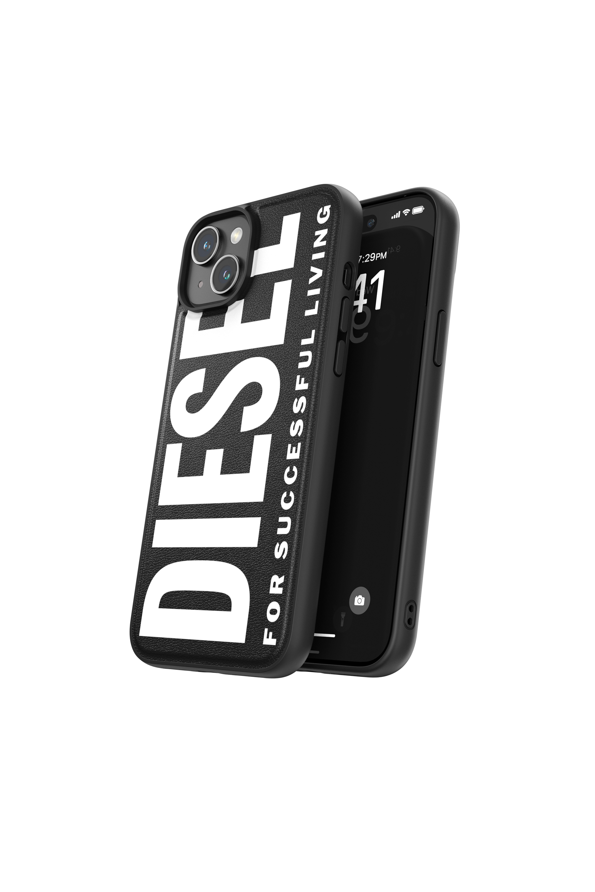 Diesel - 54167 MOULDED CASE, Coque moulée iP15 Plus Mixte in Noir - 3