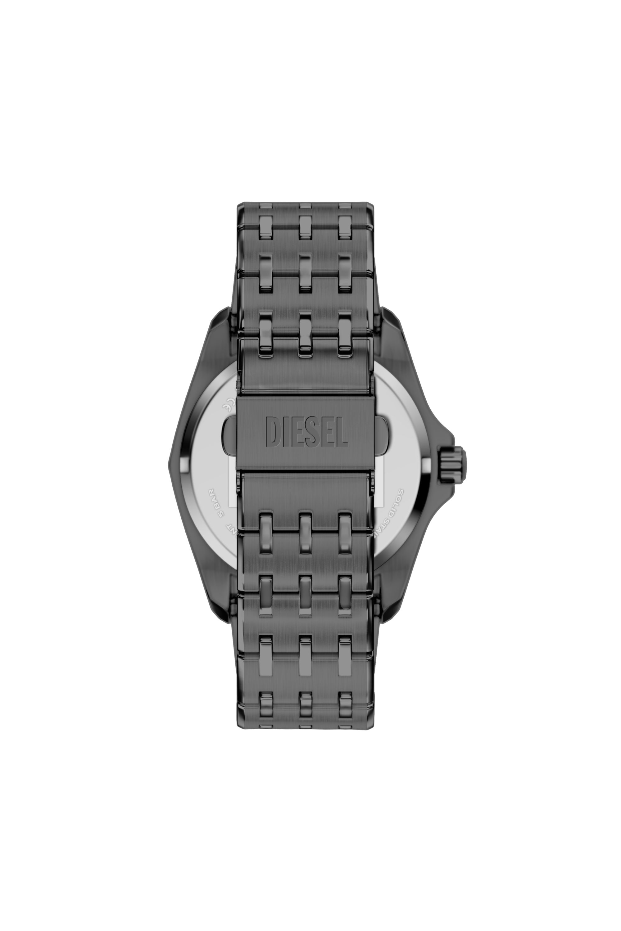 Diesel - DZ2238 WATCH, Montre Stinger en acier inoxydable gunmetal Homme in Gris - 2