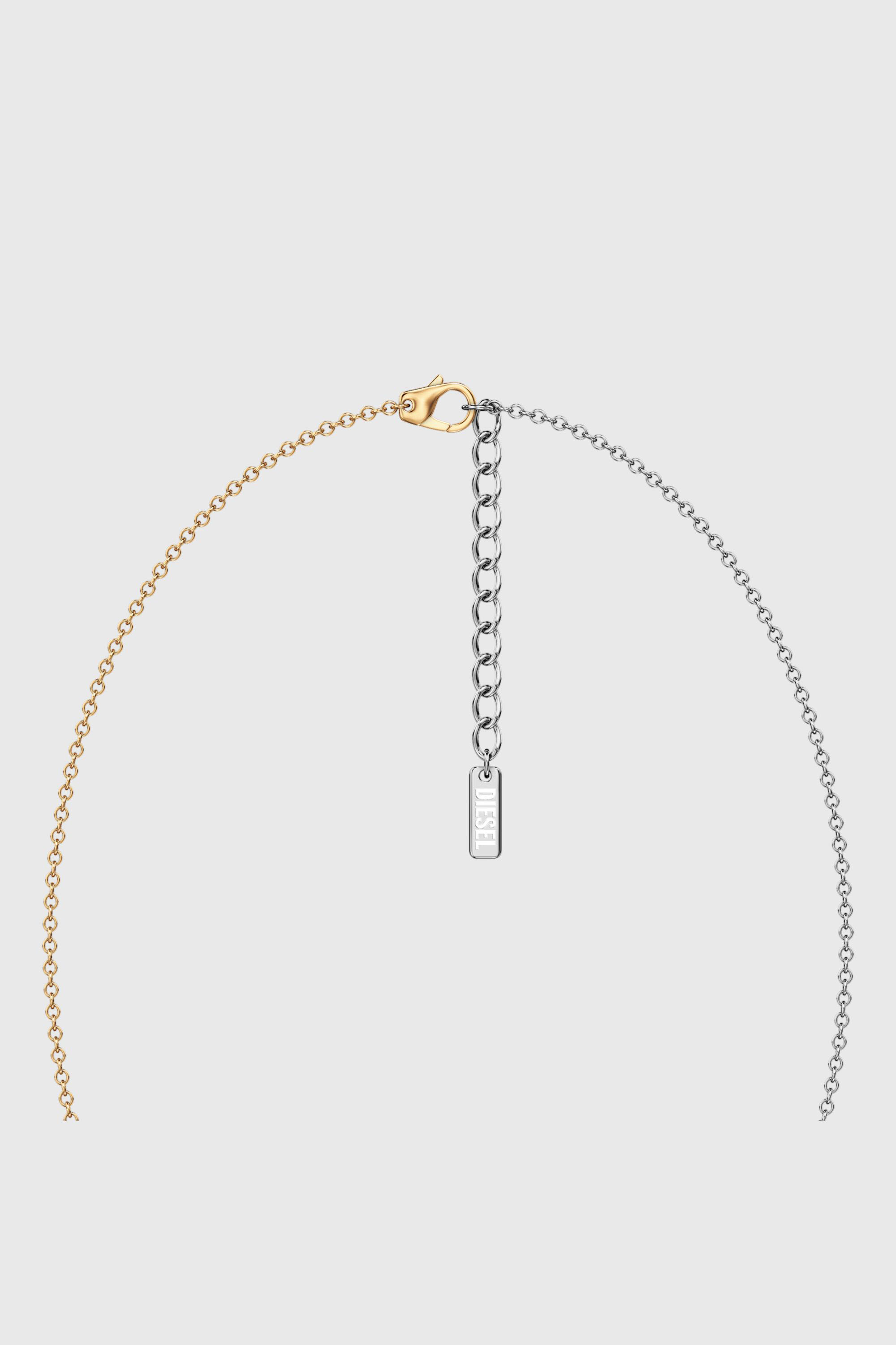 Diesel - DX1687931  JEWELLERY, Collier cha&icirc;ne en acier inoxydable Mixte in Gris argent&eacute; - 3