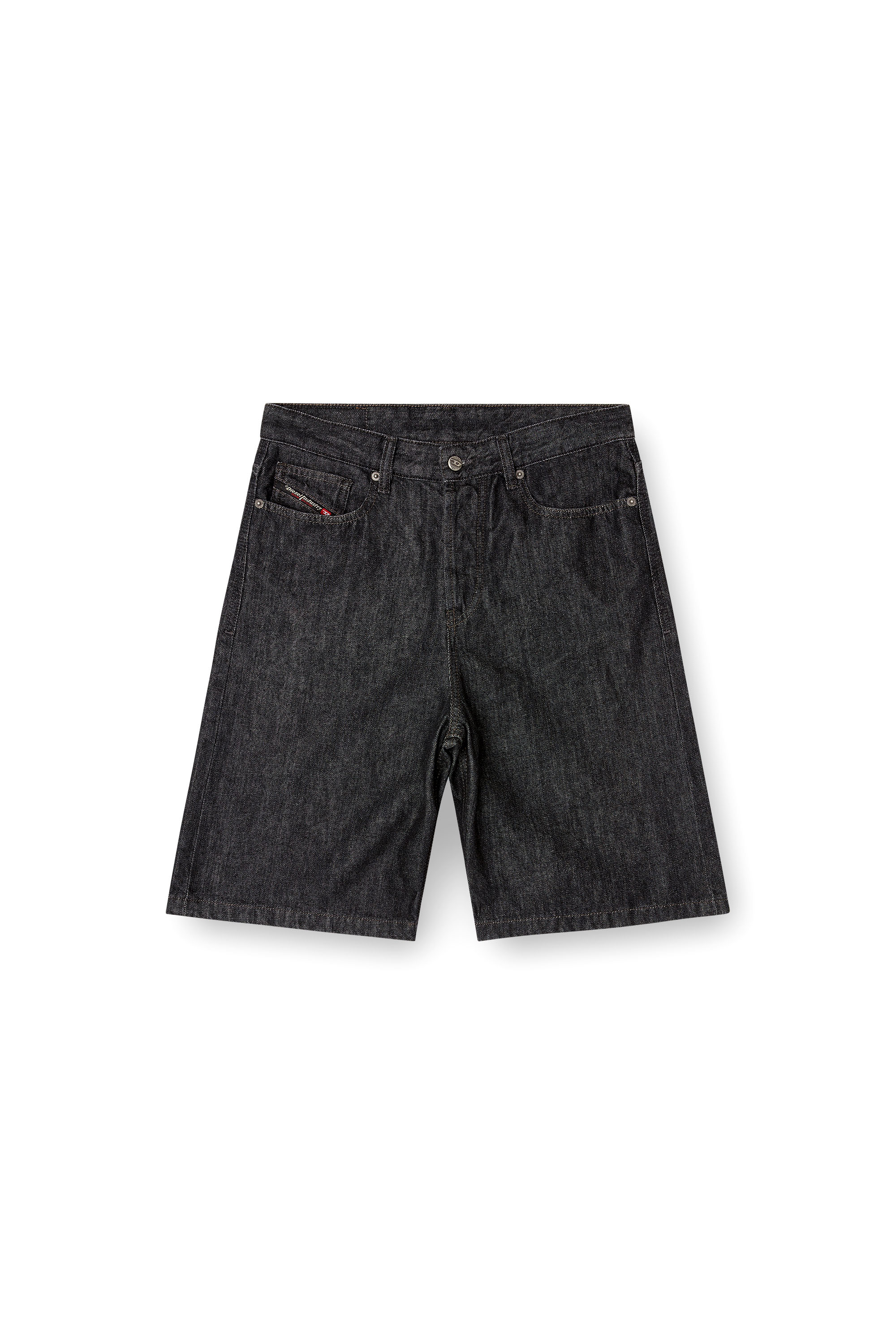 Diesel - DE-SIRE-SHORT, Short en denim rinse-wash Femme in Noir - 3